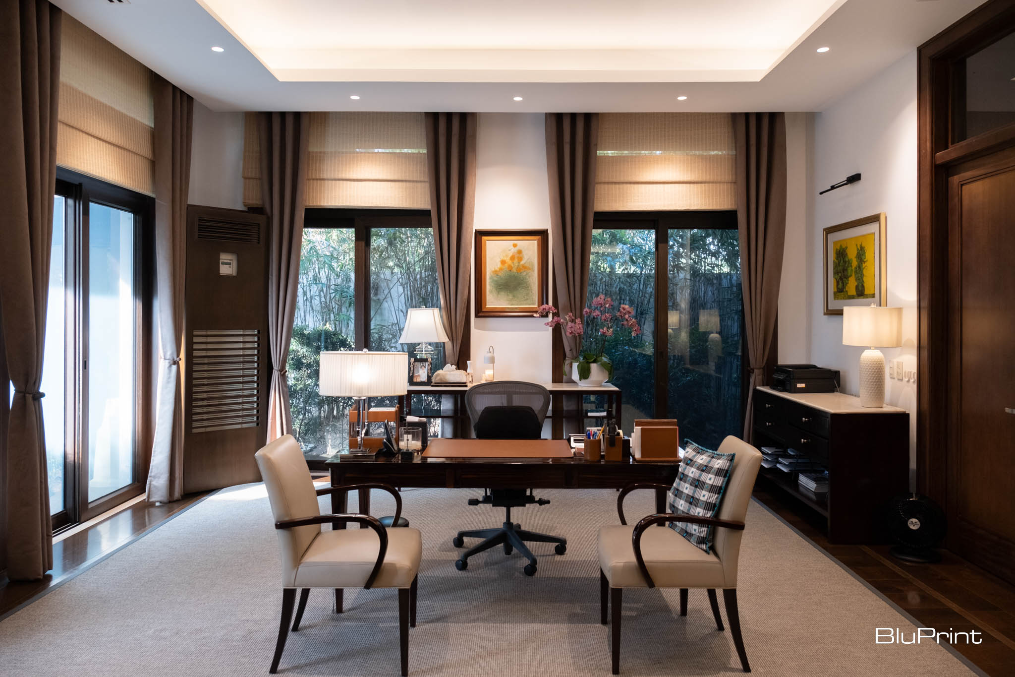 Study room at Bahay Pangulo