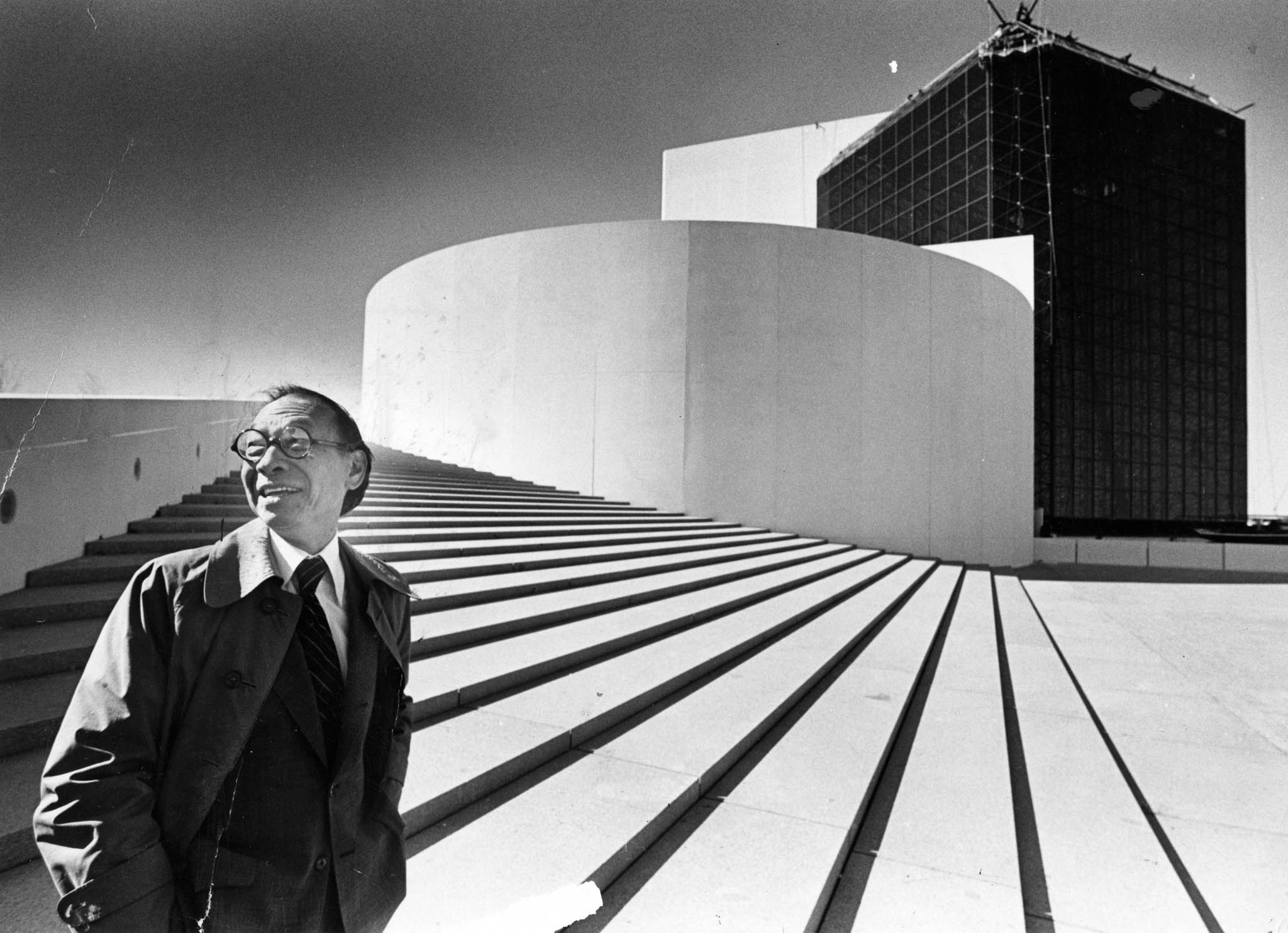 Architect IM Pei At JFK Library.