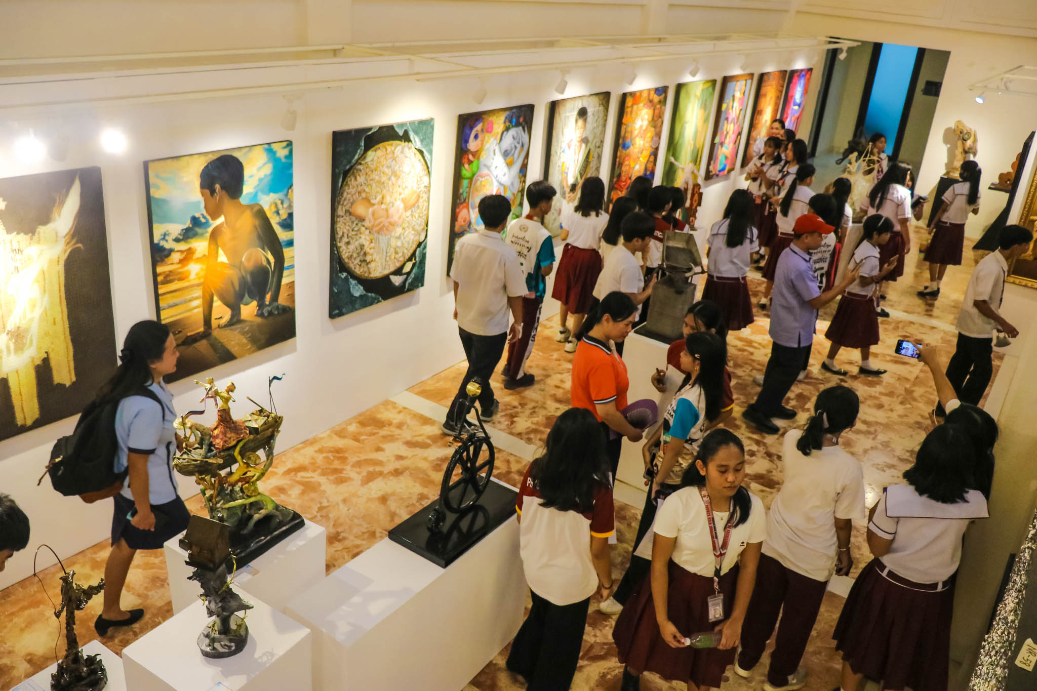 The crowd at Luzon Art Fair 2024.