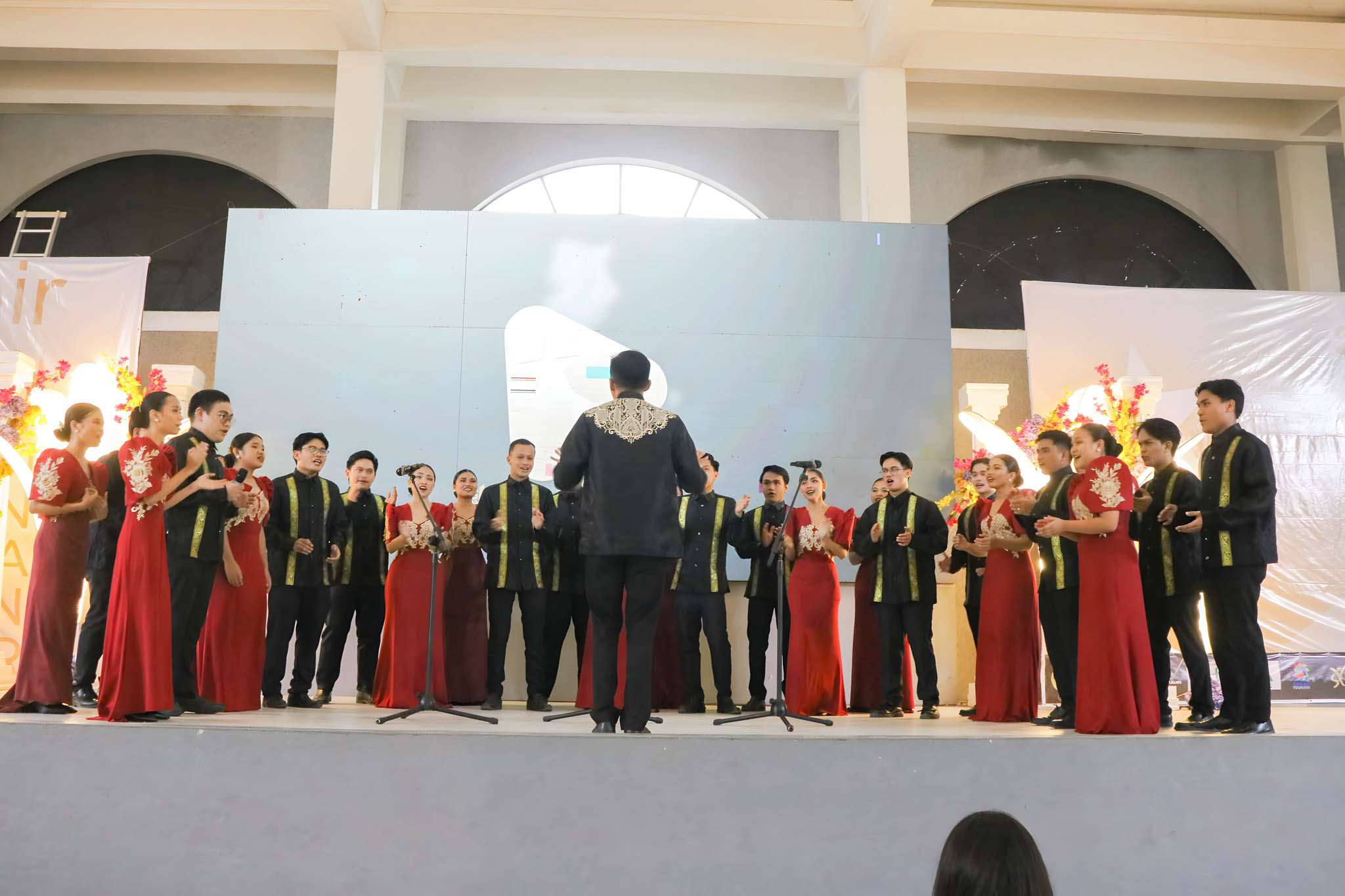 Orchestral event with singers at the Luzon Art Fair.