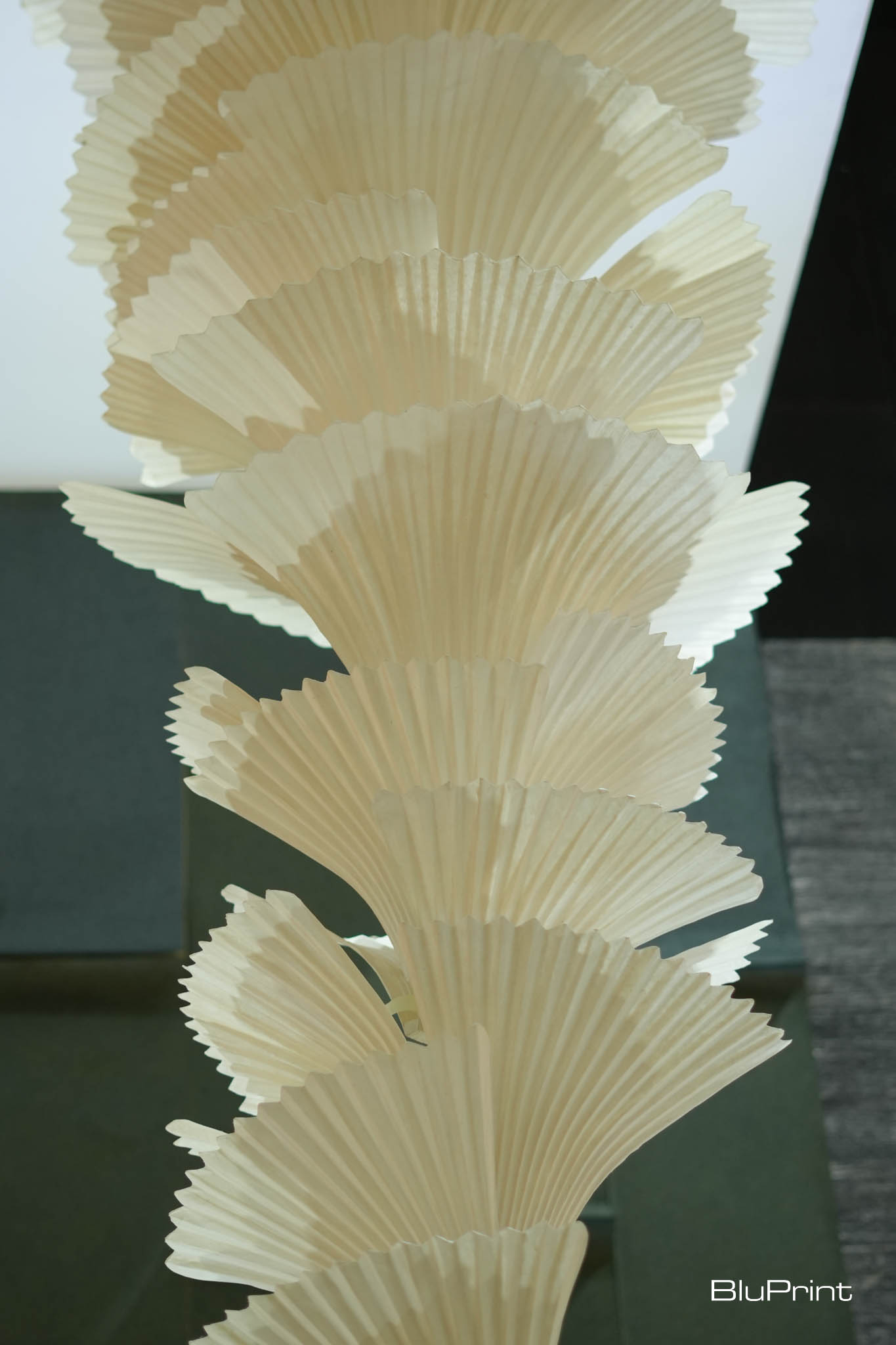 An art installation made of Pinyapel.