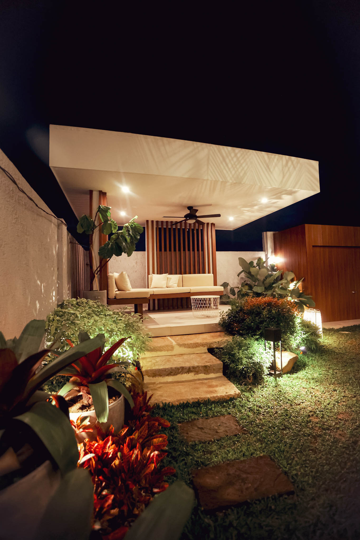 Handcrafted Outdoor Area.