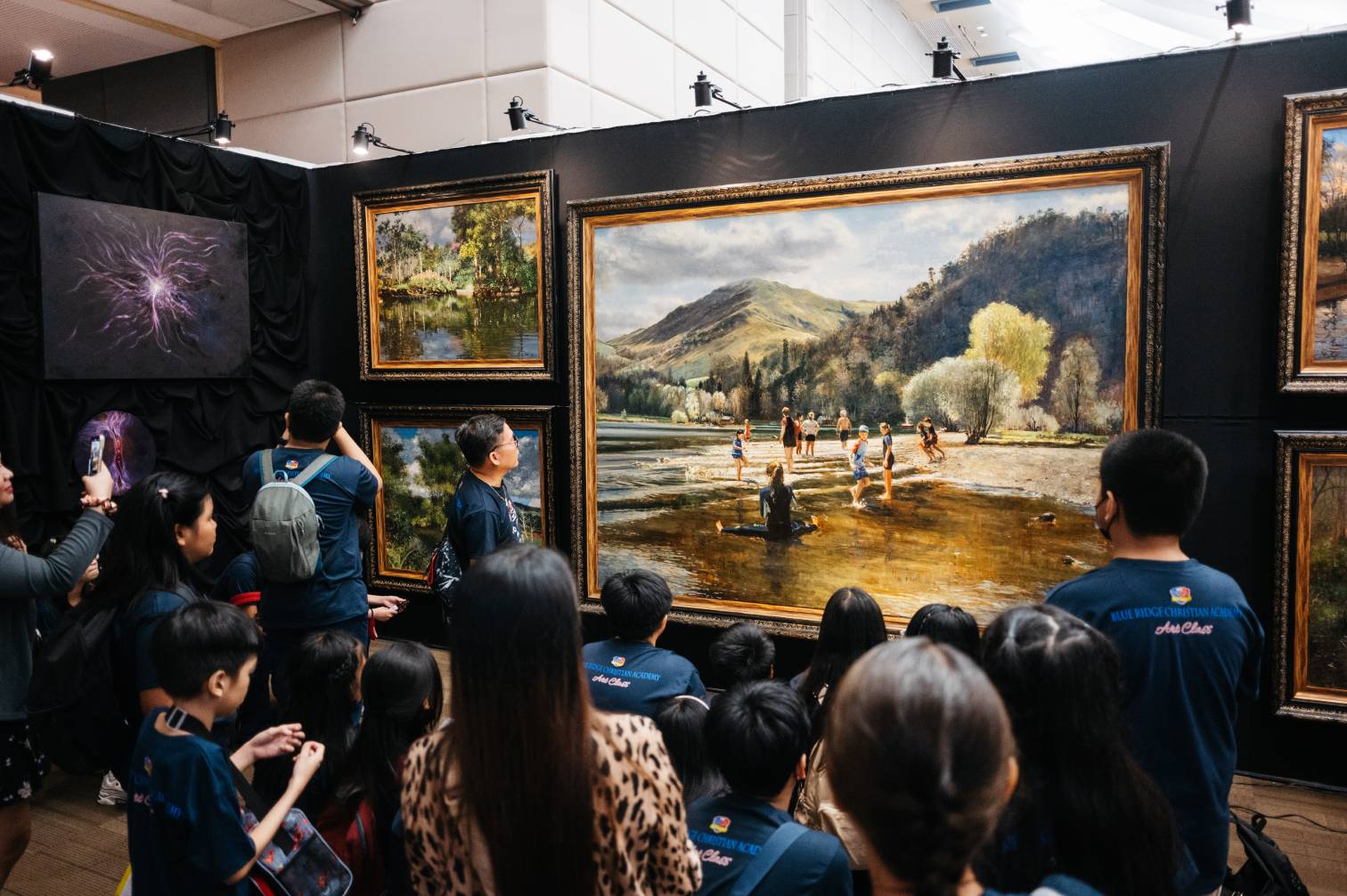 A photo of one of the exhibits from the ManilART Fair.