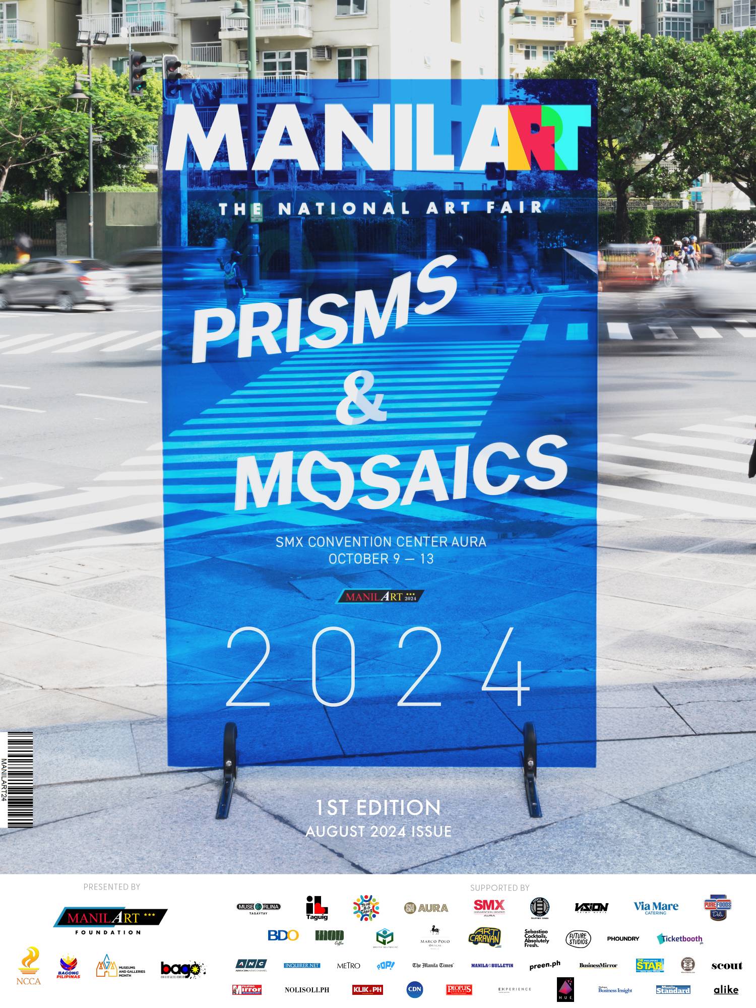 Main poster for the ManilART 2024. 
