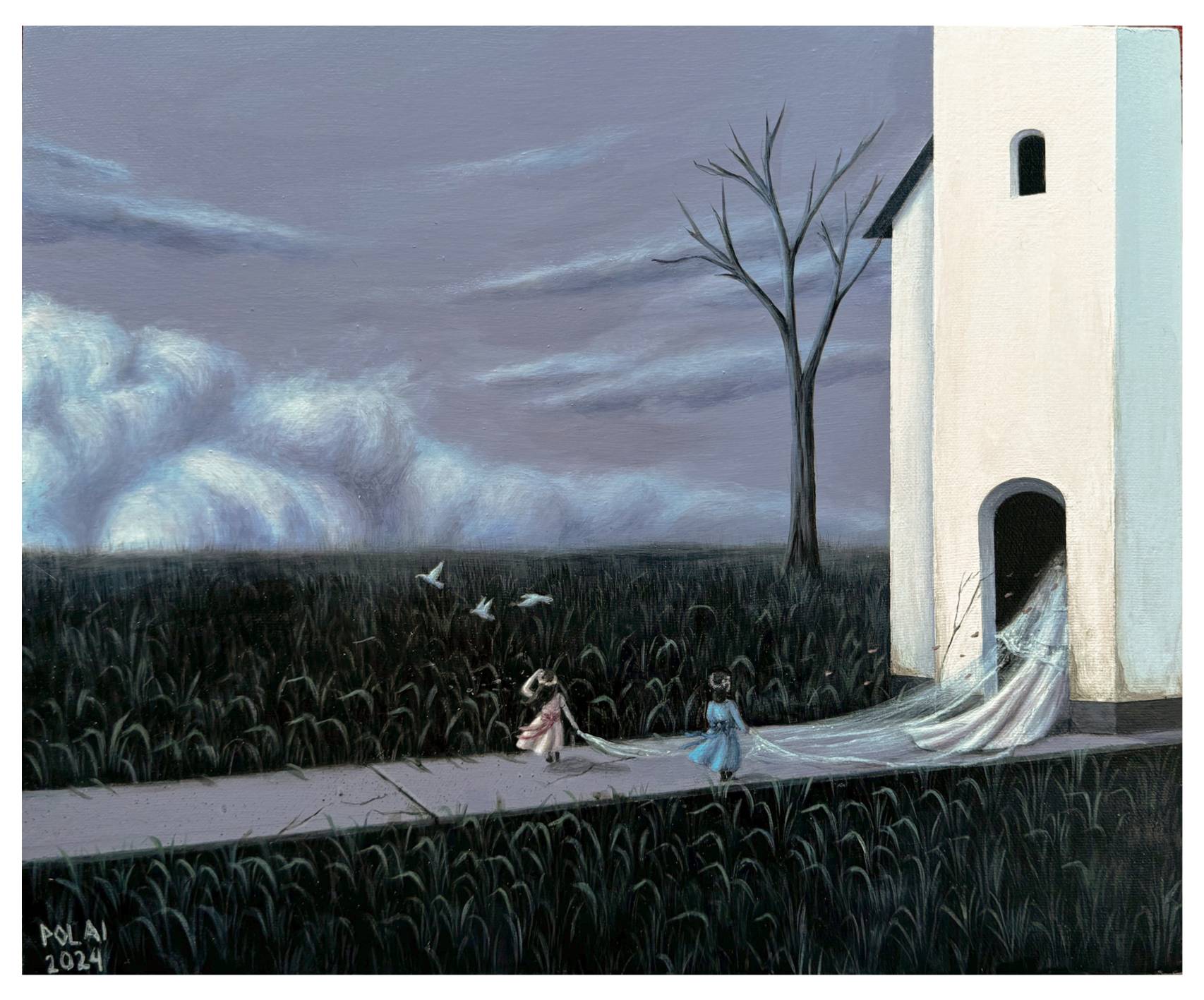 "Bridal Accessory" for art exhibit about womanhood "Am I?"