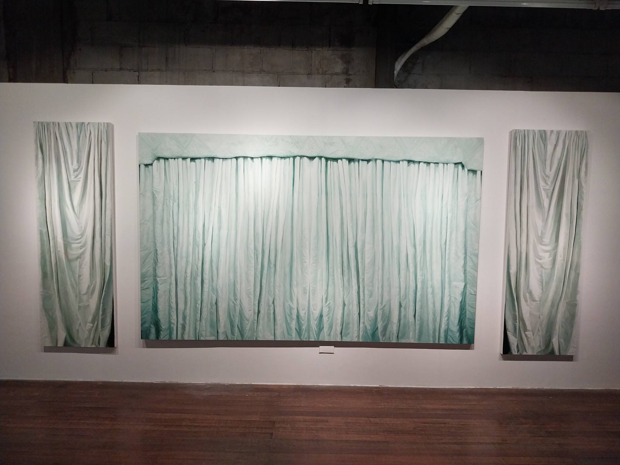 Curtain painting by Audrey Lukban.
