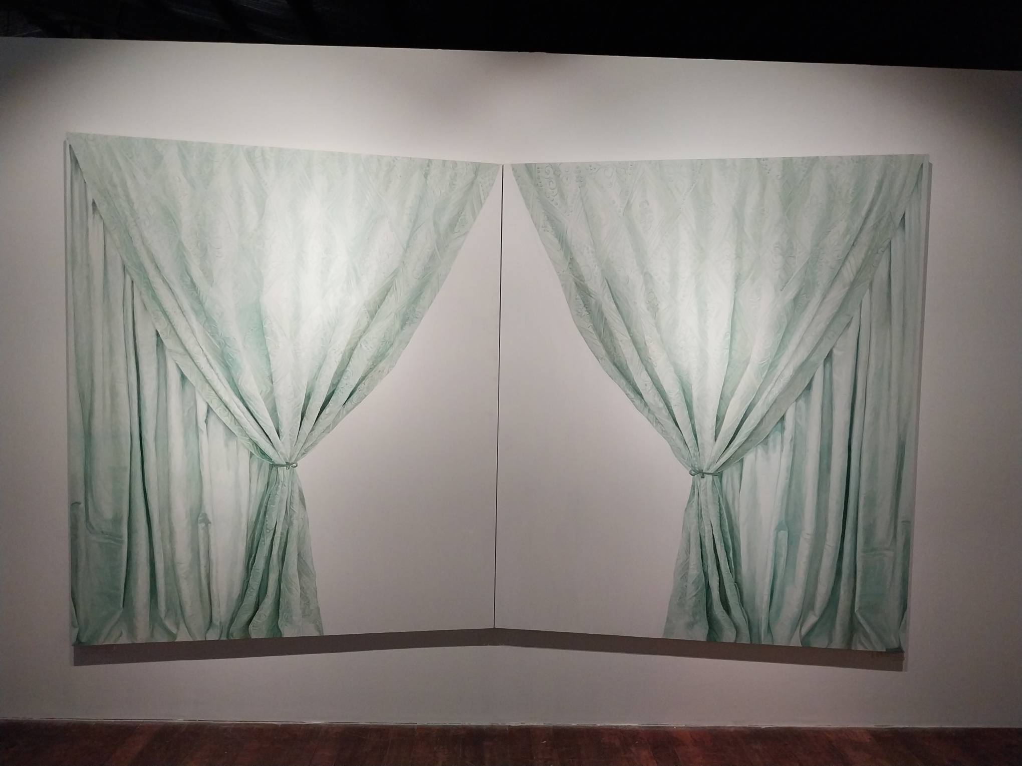 Curtain painting by Audrey Lukban.