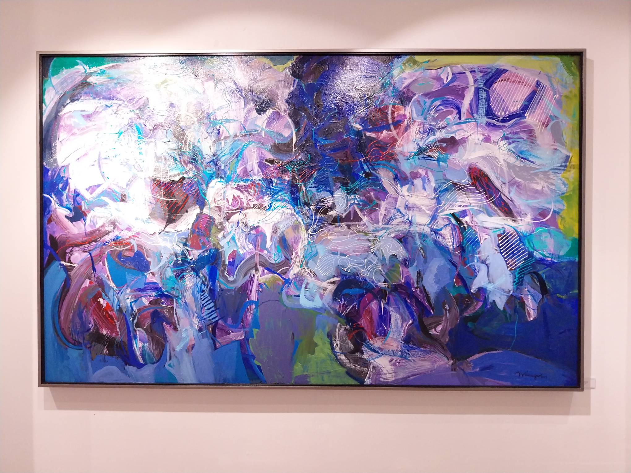 "Rhythmic Reveries" by Edwin Wilwayco, one of the art exhibits featured this month.