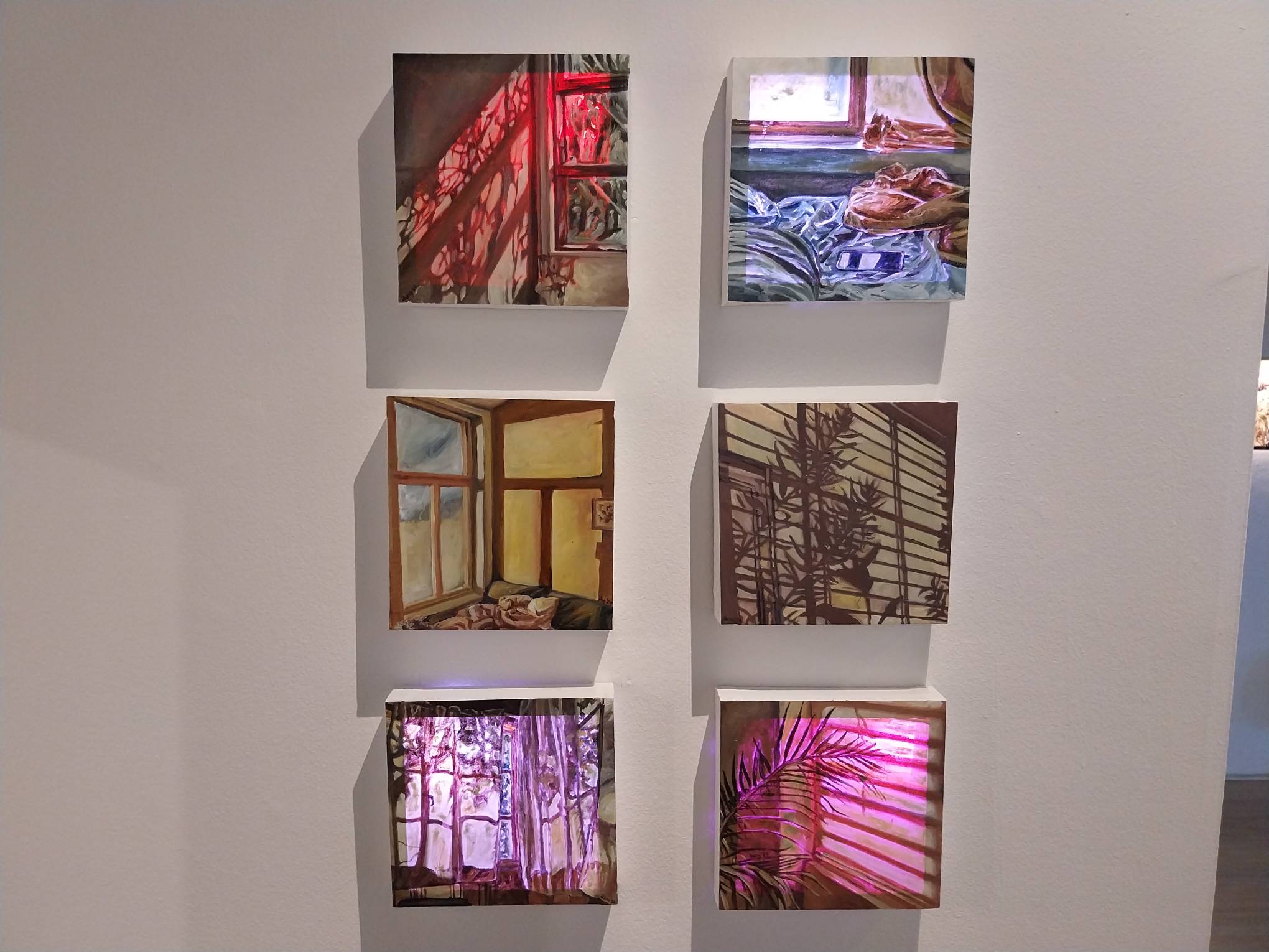 20241025_182910 - BluPrint Six lightboxes by Ikang Gonzales for "Portals."