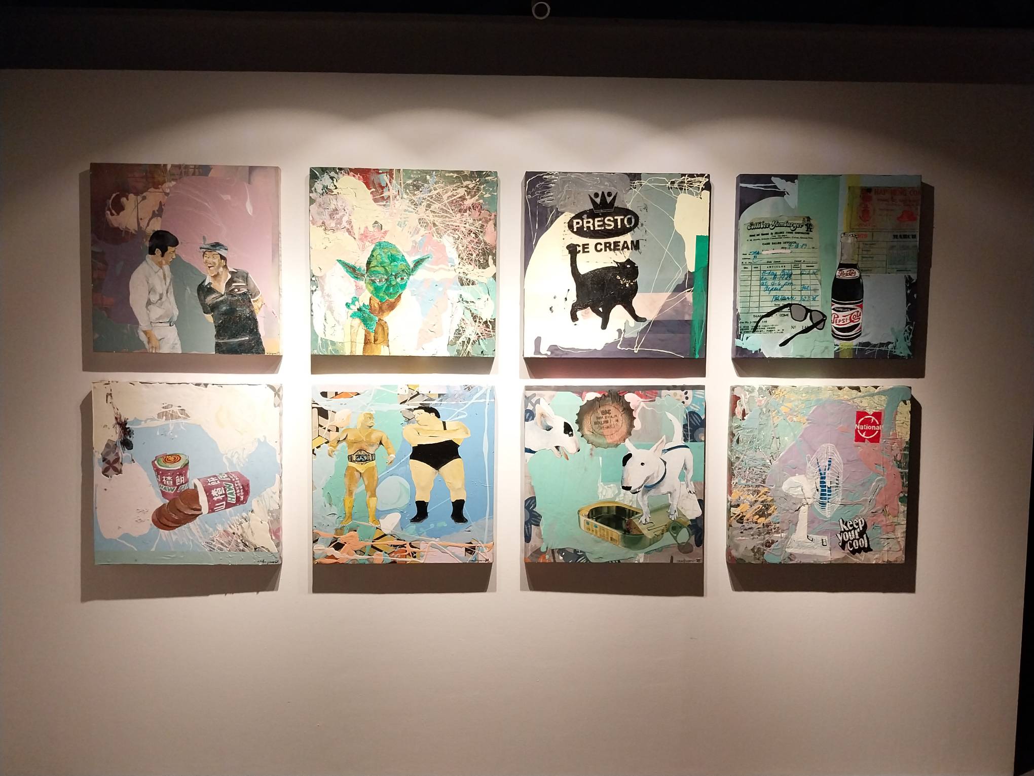 Artworks by Alain Cuchas Llaguno for "Next Door to Nirvana and Back."