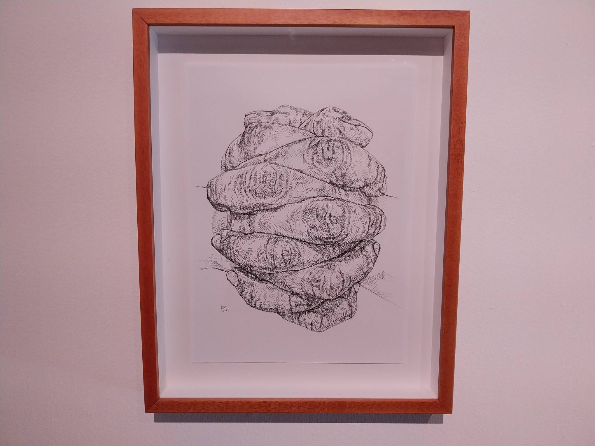 Sketches of the exhibit work by RC Caringal.