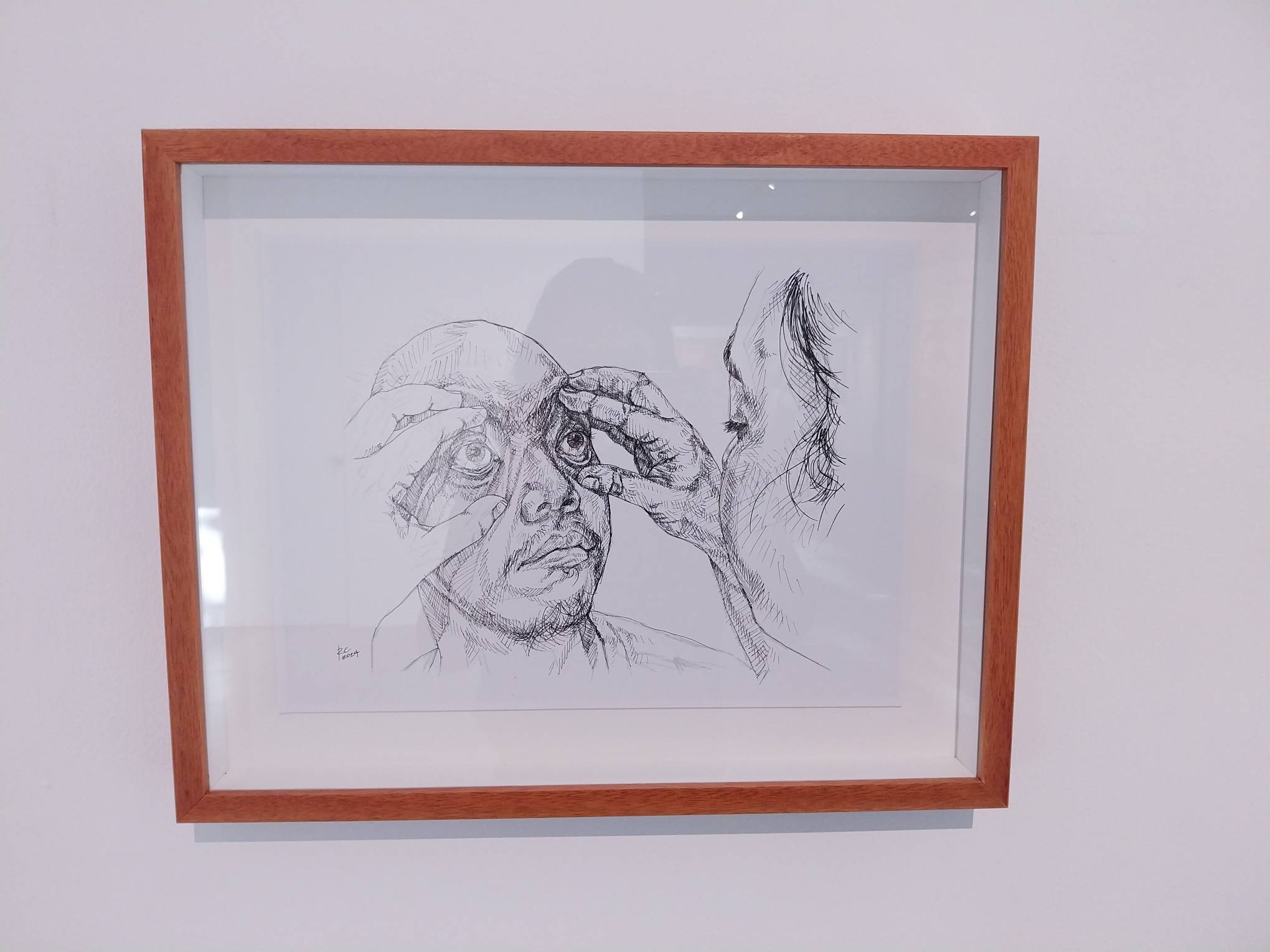 Sketches of the exhibit work by RC Caringal.