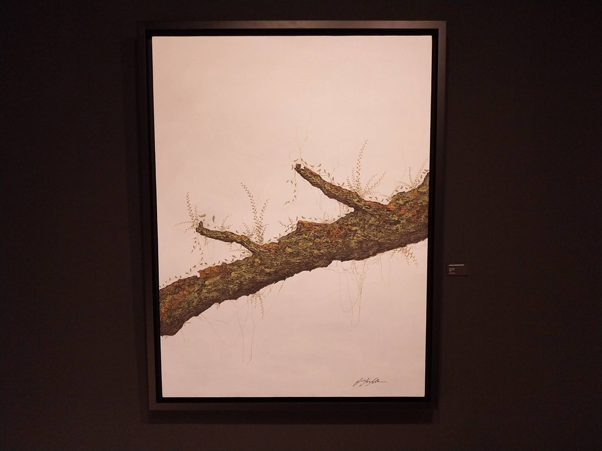 An "Echoes of Verdure" painting by Erikson Arcilla.