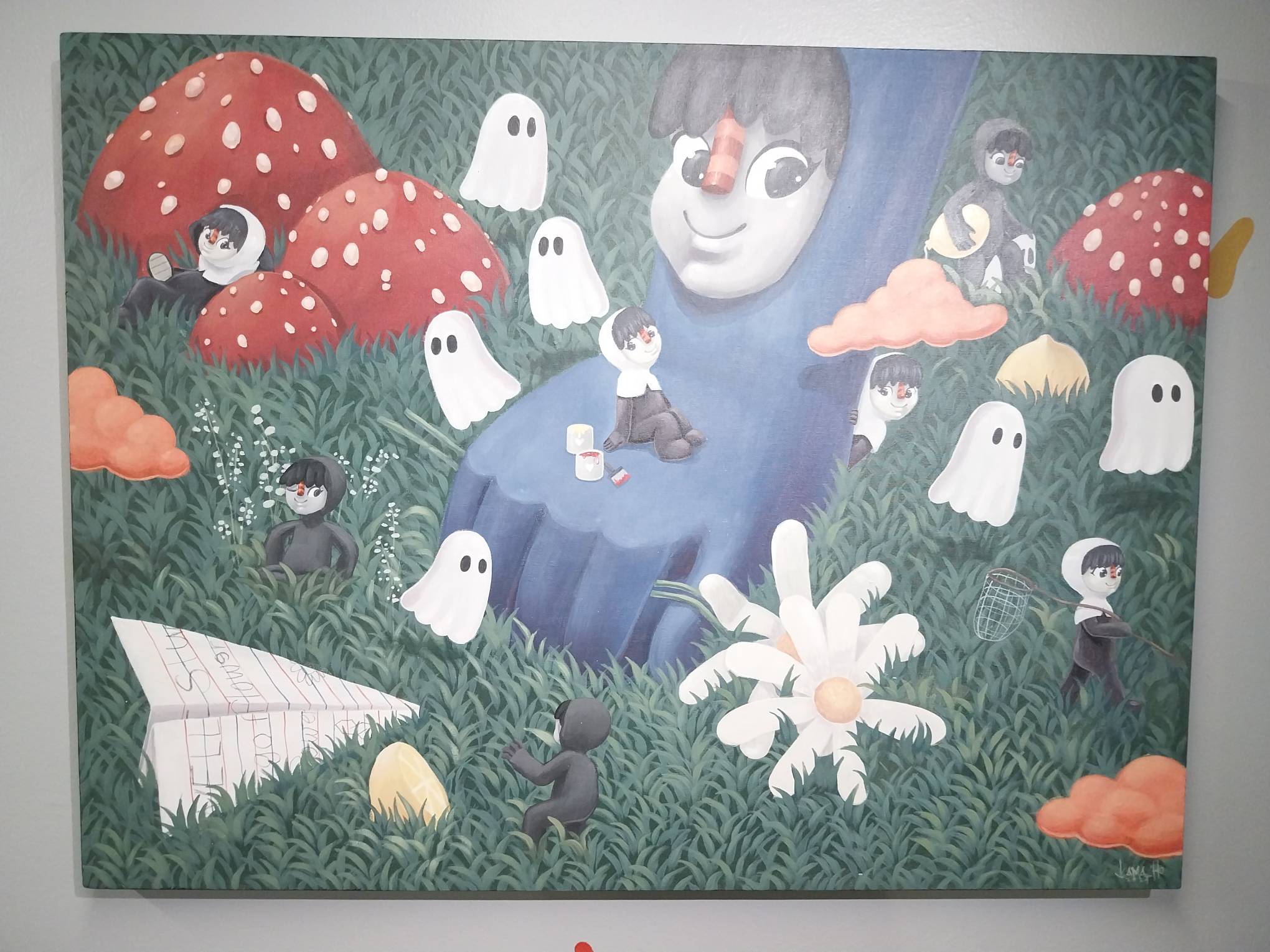 Work by Jesse Camacho for "Flower Power."