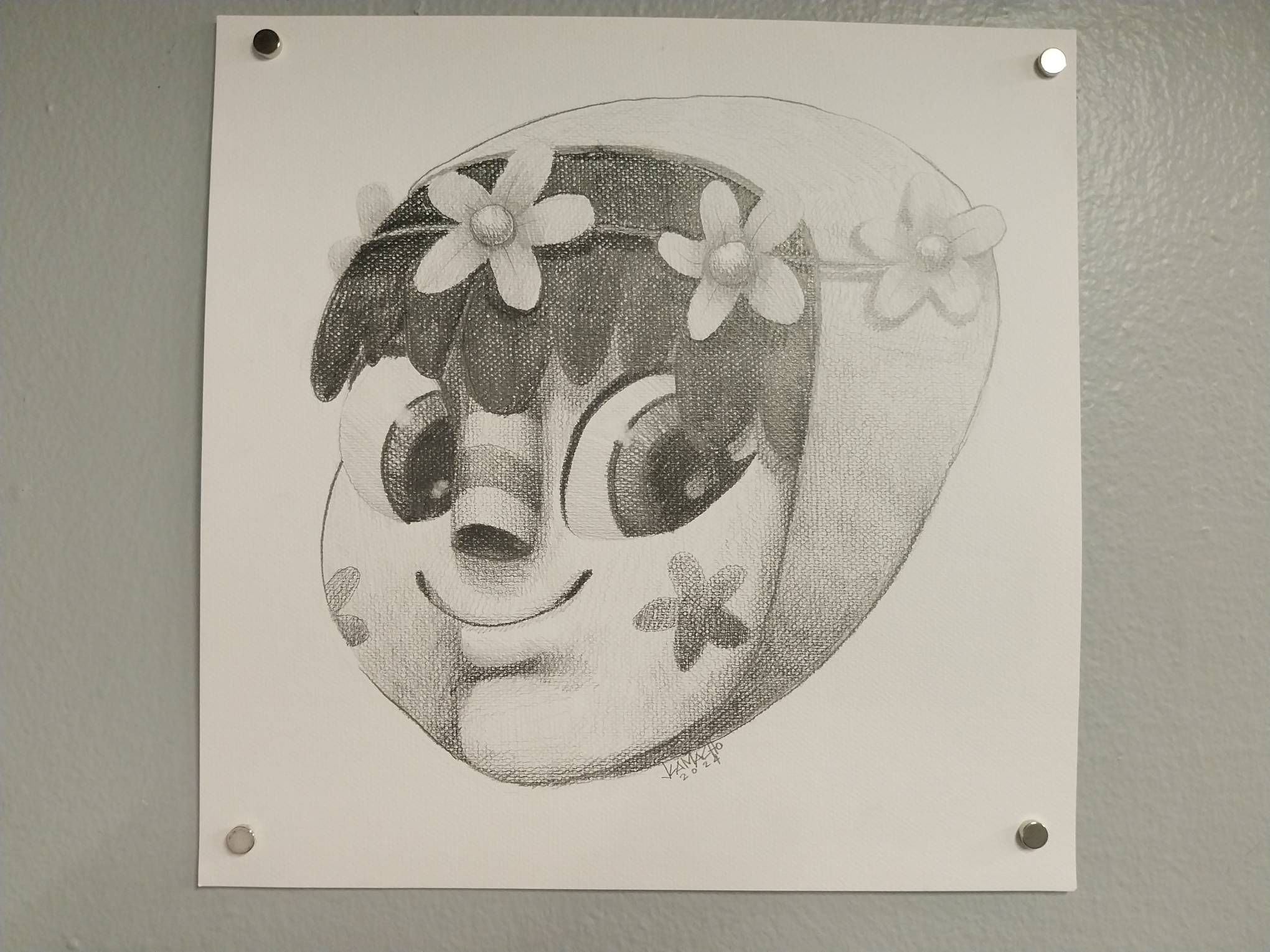 Sketch by Jesse Camacho for "Flower Power."