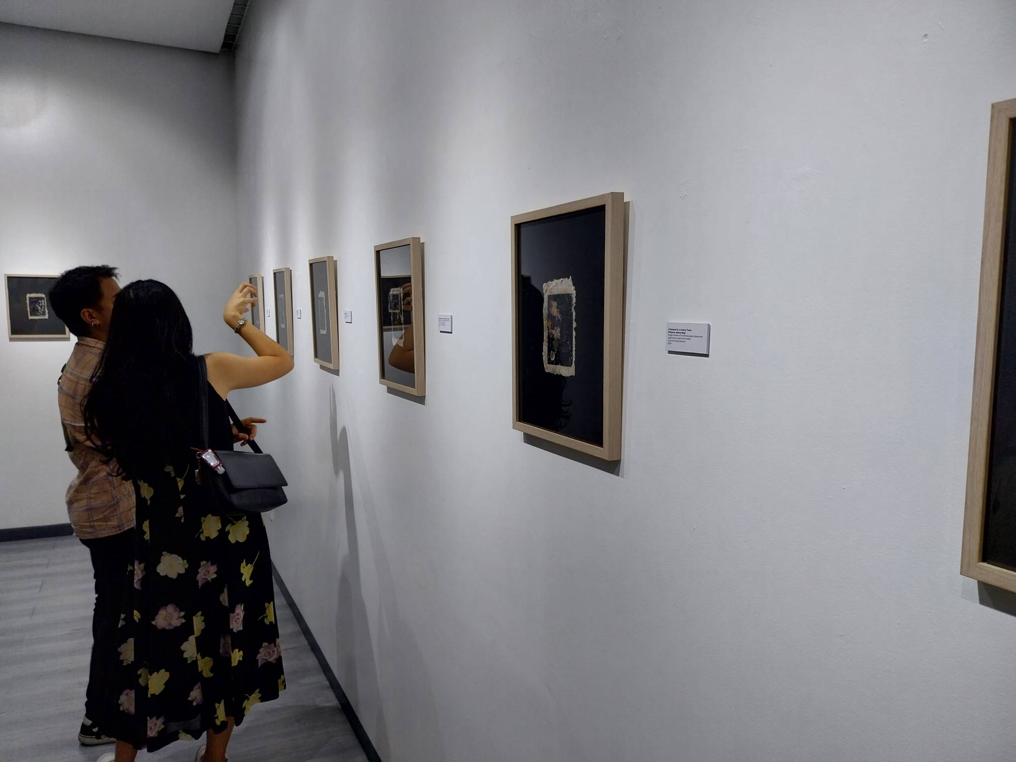 Audience members discussing "Mother/land."