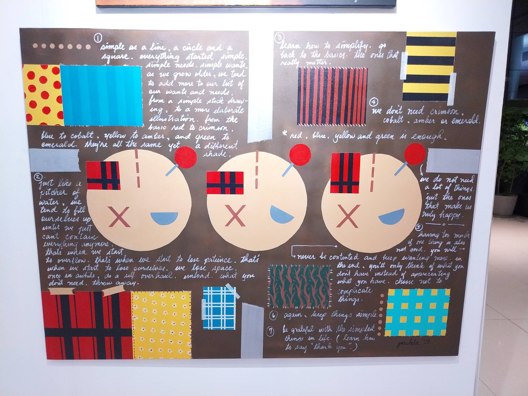 Artwork at the New Wave section of Manila'Bang Show 2024.