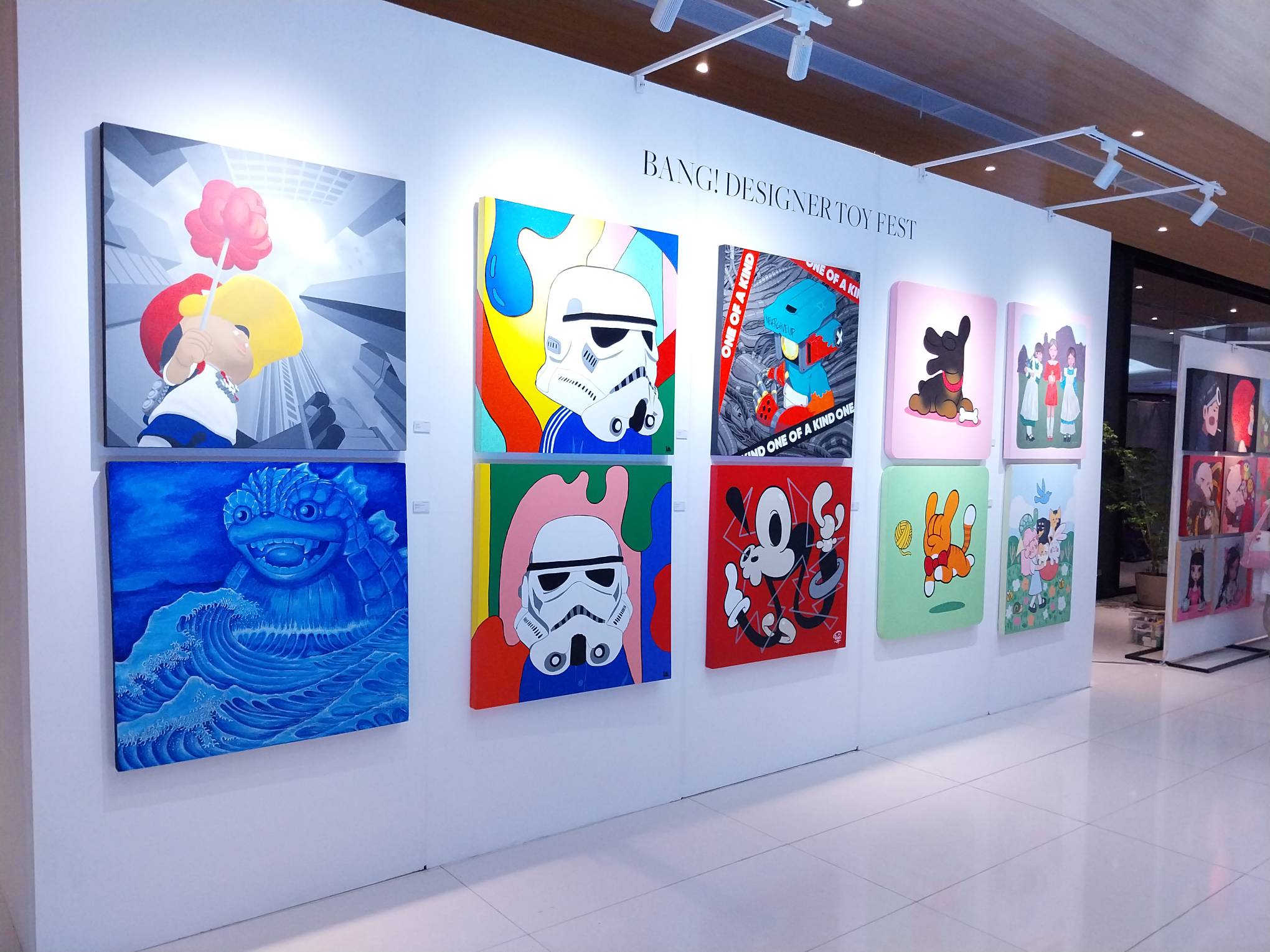 Artwork at the New Wave section of Manila'Bang Show 2024.