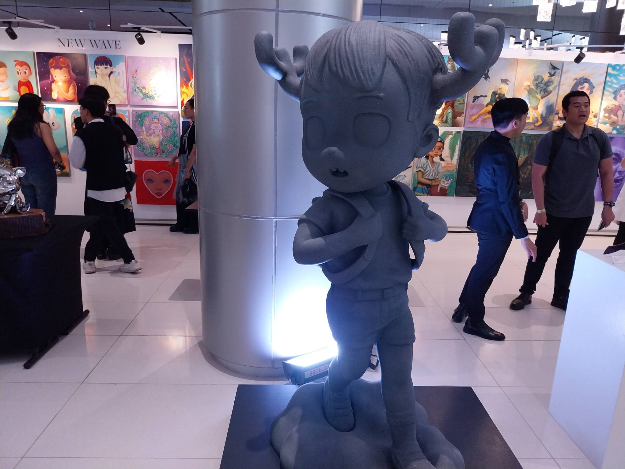 One of the statue-like works at the Bang! Designer Toys section.