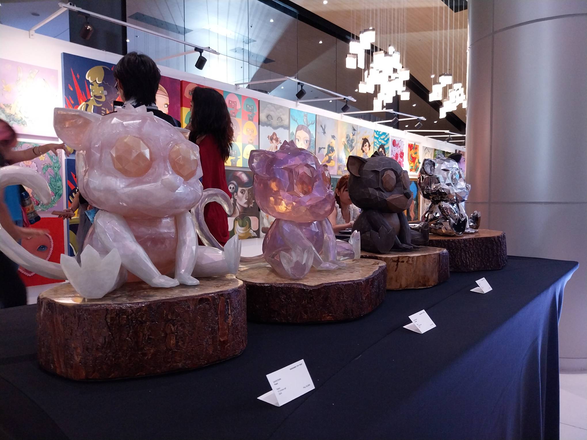 Toys made from unique materials at Manila'Bang Show 2024.