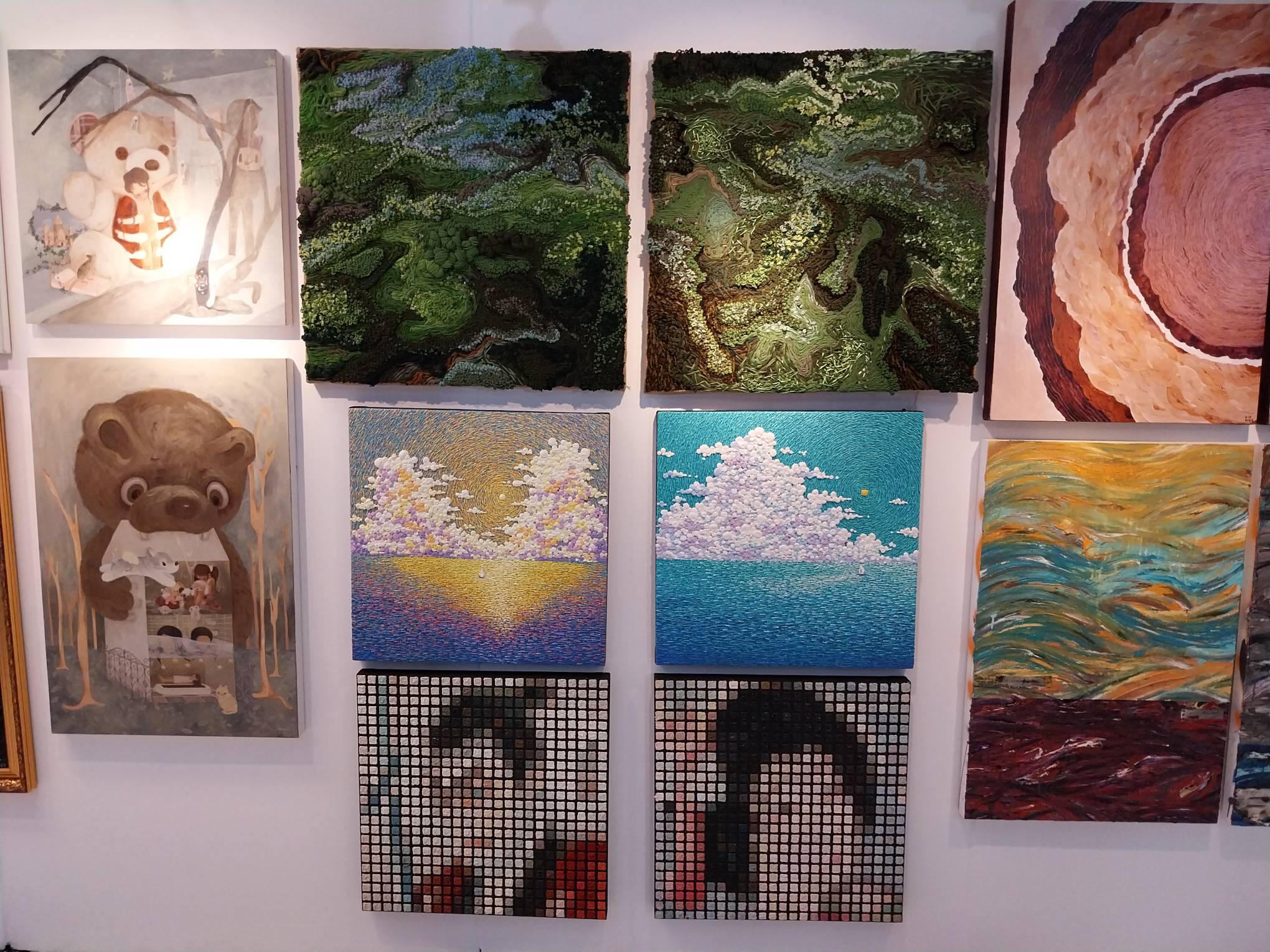 Multiple works as showcased at the New Wave section.