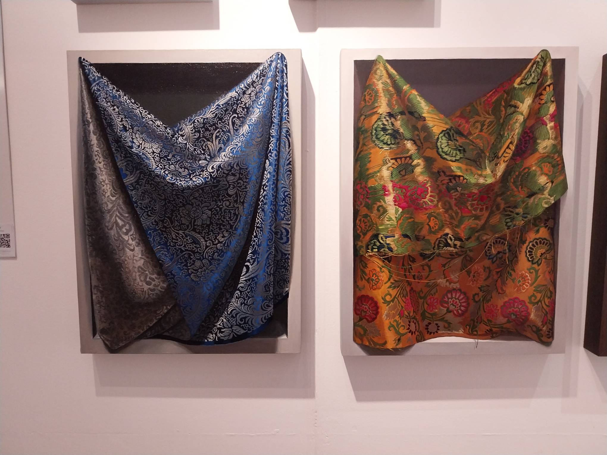 Textile paintings by Leeah Joo for Manila'Bang Show 2024.