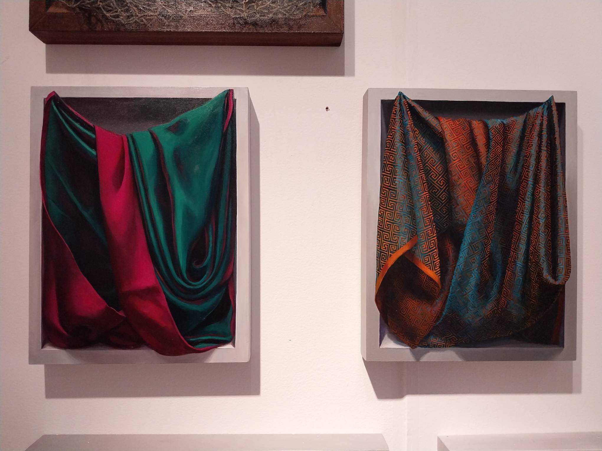Textile paintings by Leeah Joo for Manila'Bang Show 2024.