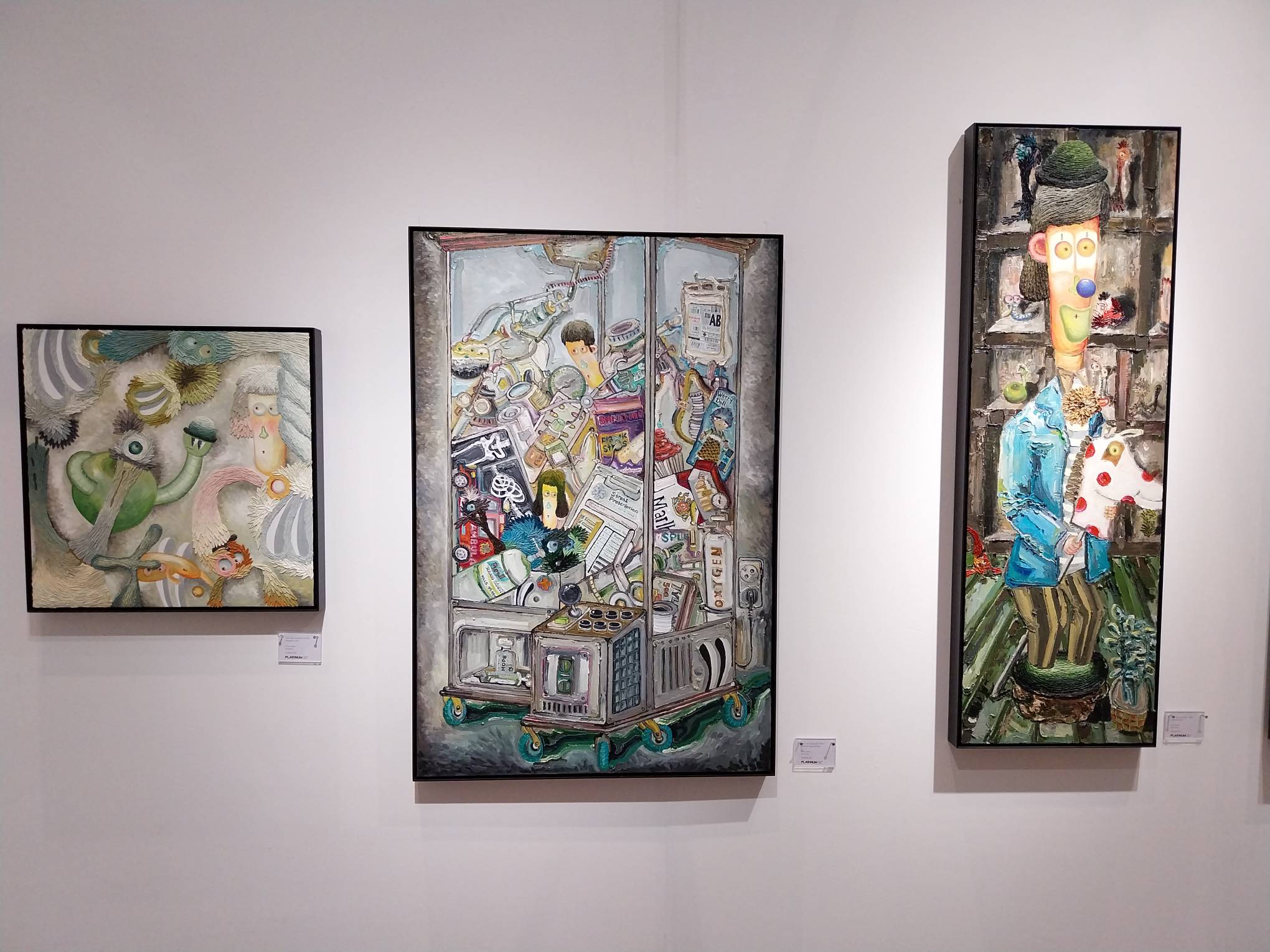 Platinum Gallery Korea's artworks from Lee Jae Hyun for Manila'Bang Show 2024.