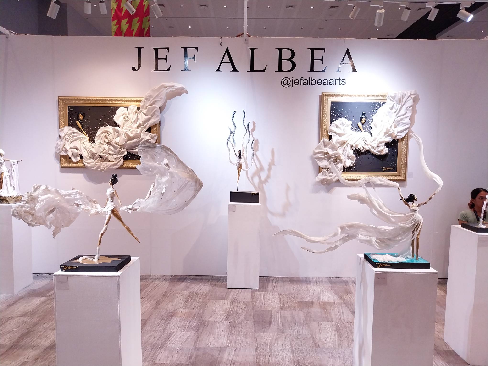 Jef Albea's exhibit at Manila'Bang Show 2024.