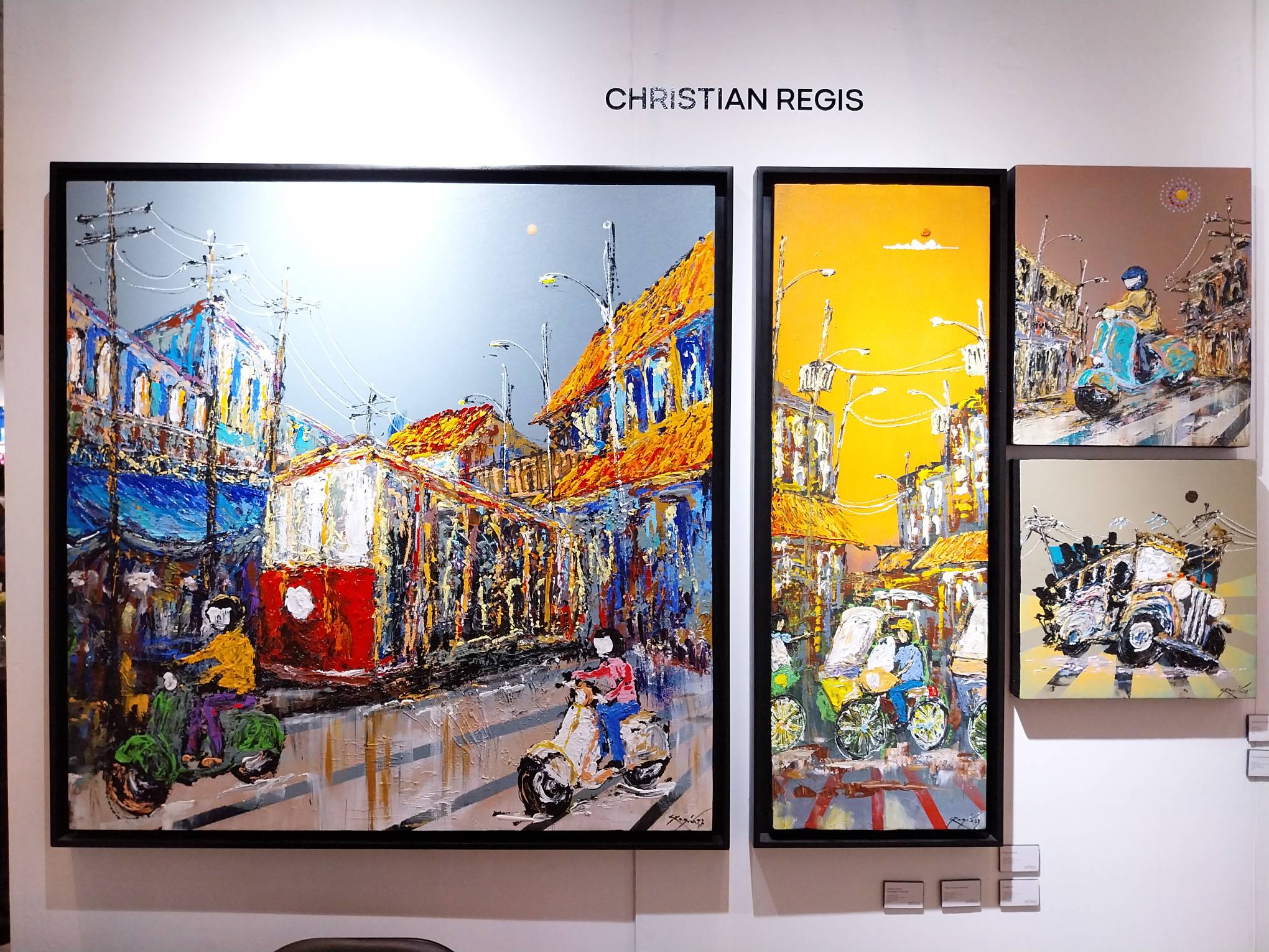 Christian Regis' works at Manila'Bang Show 2024.