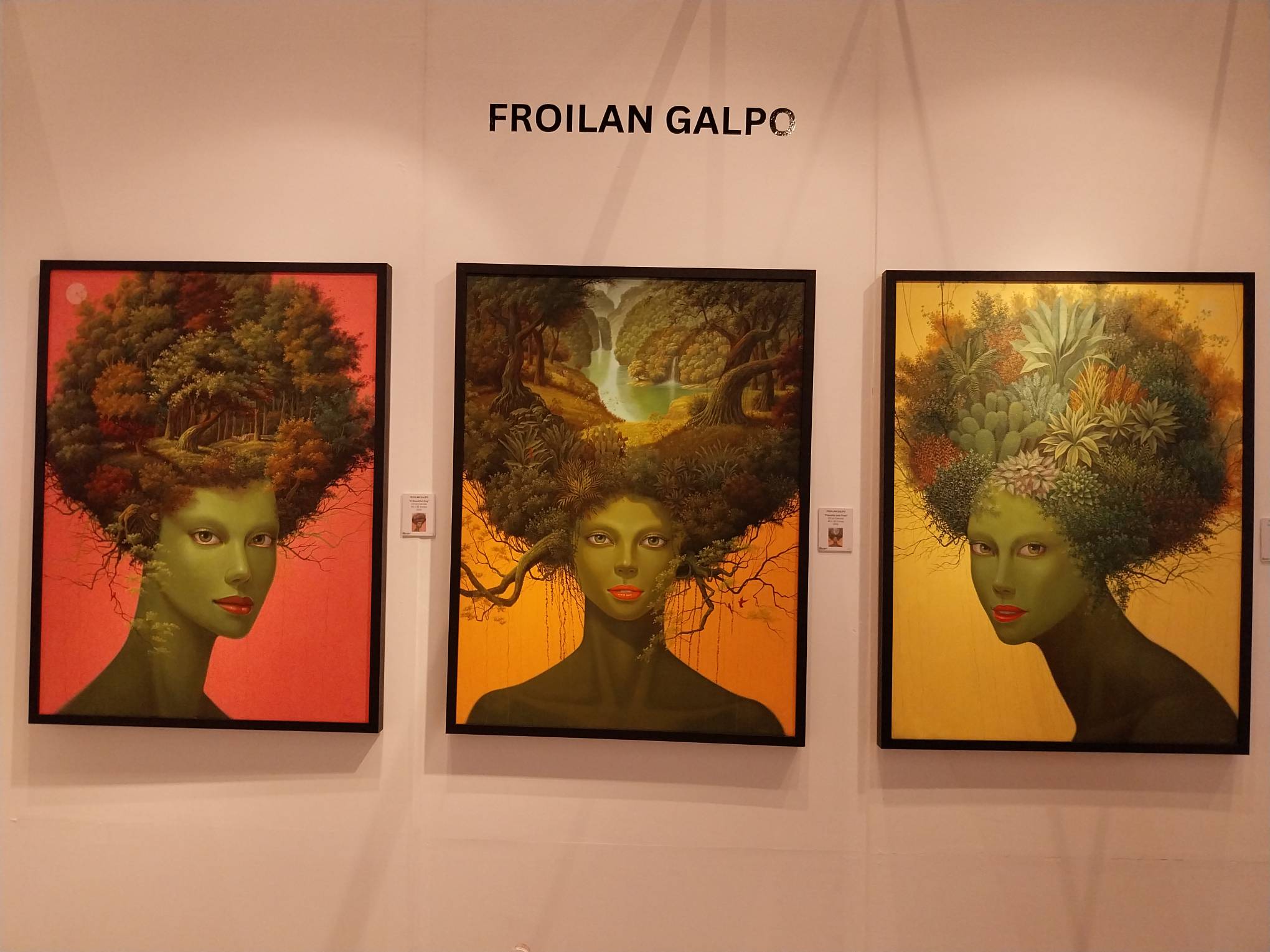 Froilan Galpo's work for Galerie Anna's exhibit at Manila'Bang Show 2024.