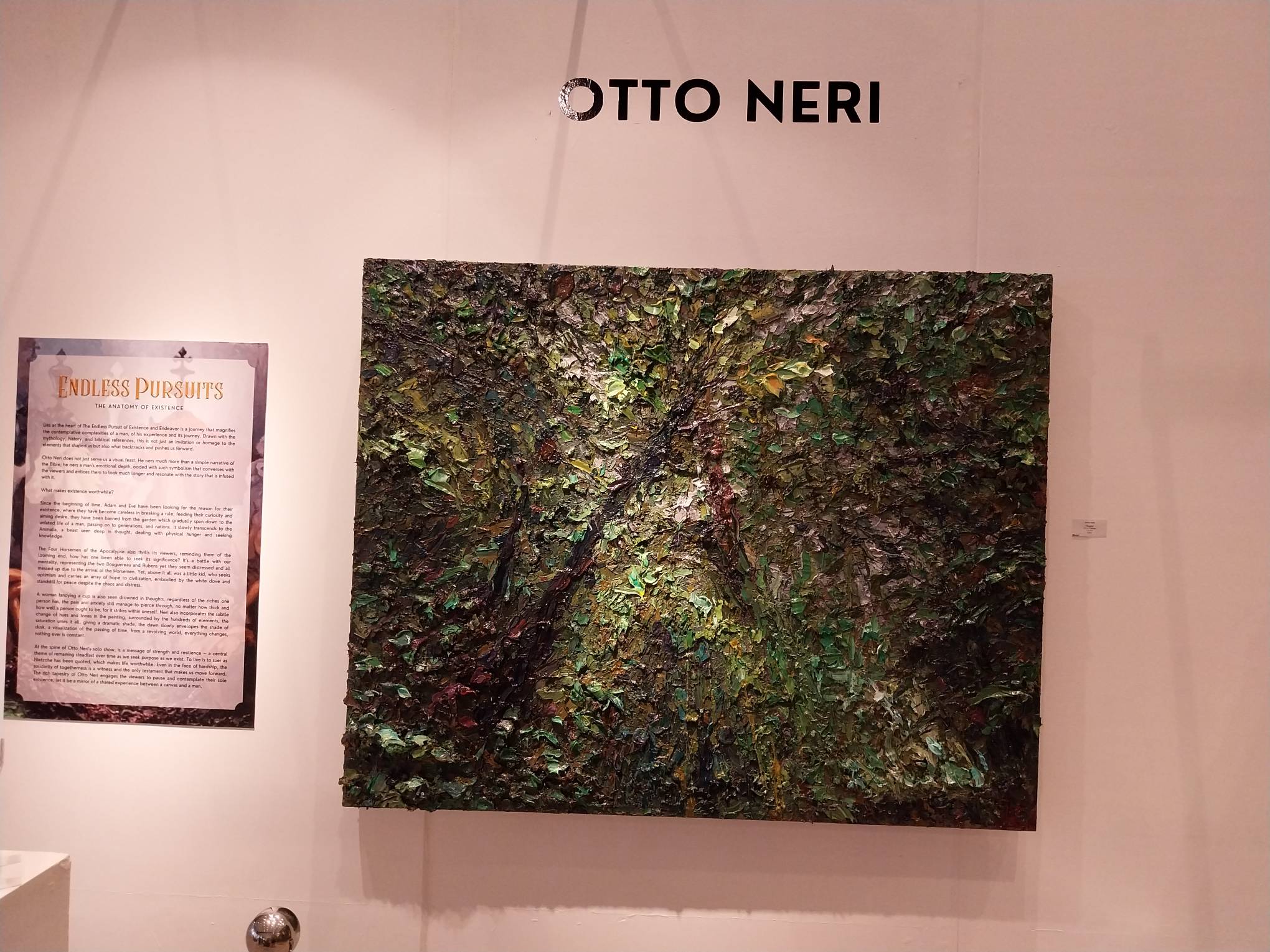 Two of Otto Neri's work as shown at Manila'Bang Show 2024.