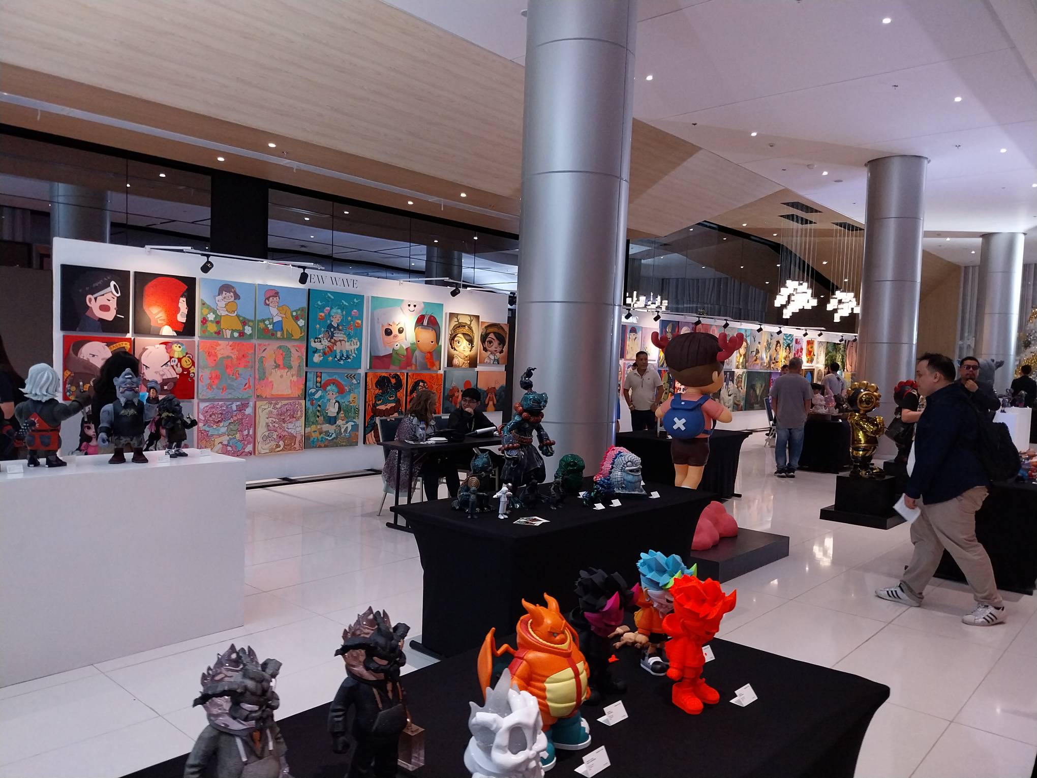 The New Wave and Bang! Designer Toys area for Manila'Bang Show 2024.