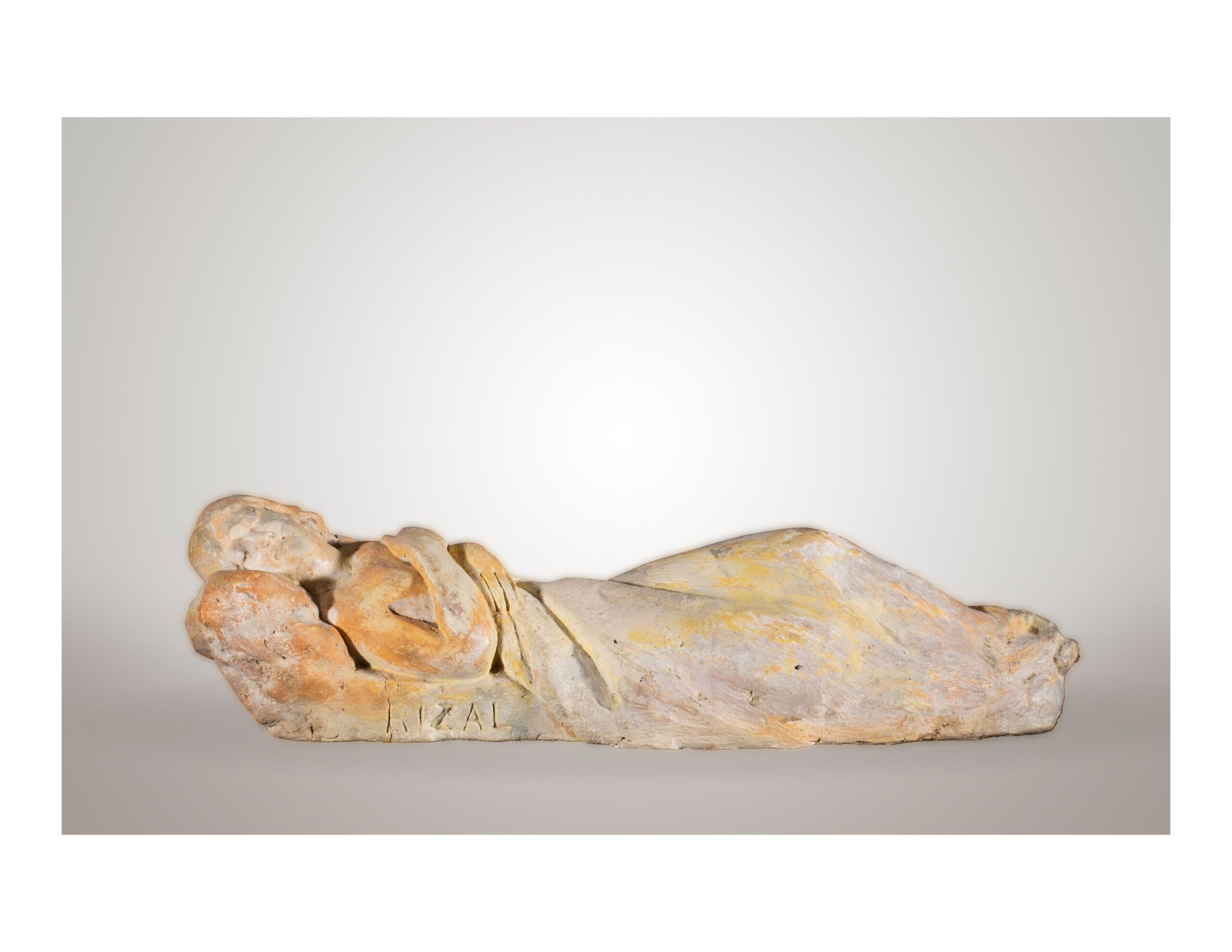 LOT 68, José Rizal (1861 - 1896), Josephine Sleeping, ca. July 1895 - July 1896, plaster of paris. Kingly Treasures Auction.
