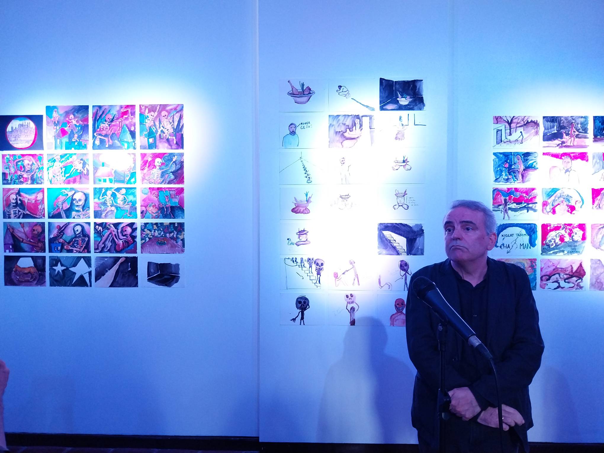 The storyboards for "Wolves at the Door" by Enrique Marty.