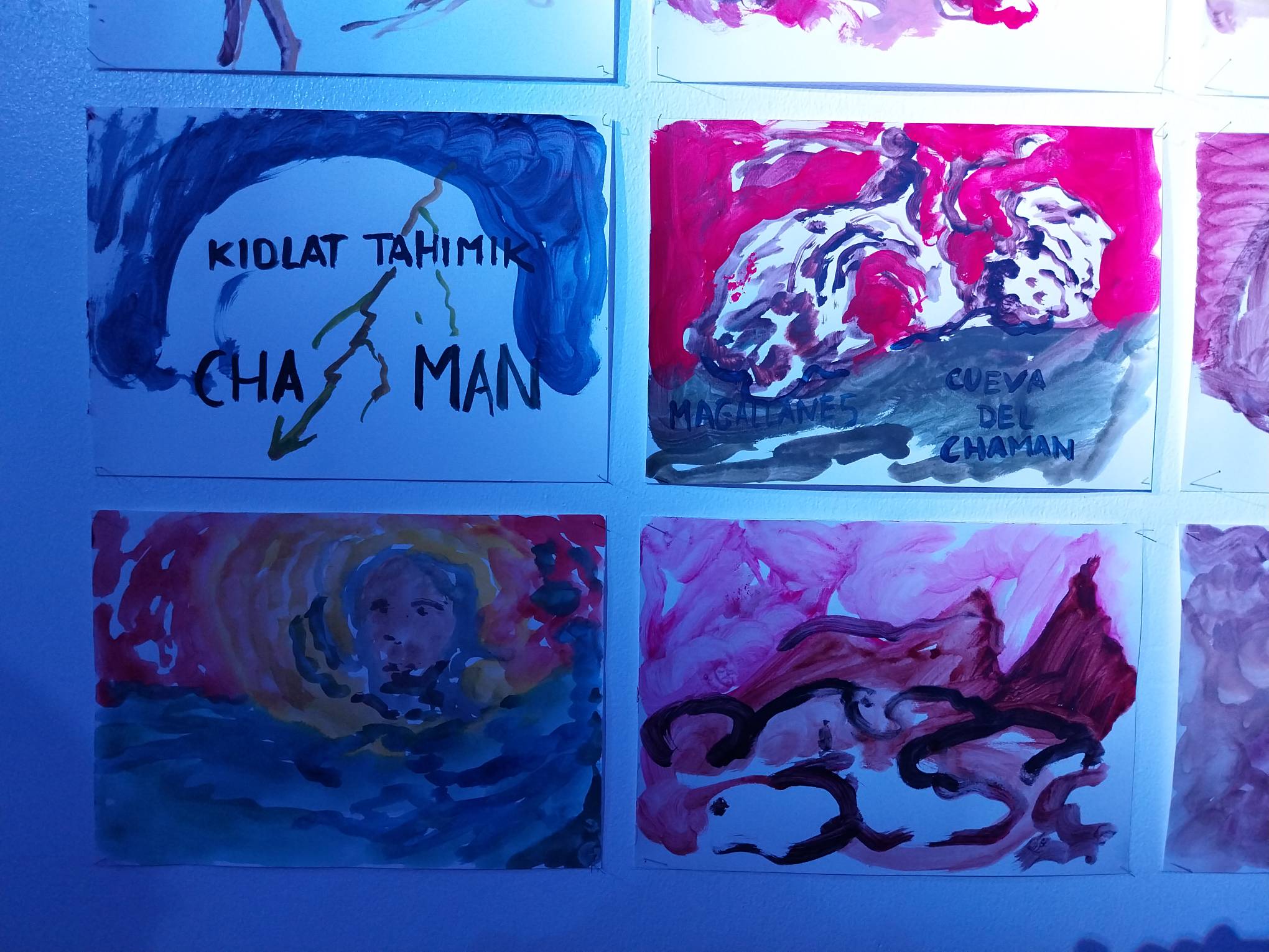 Storyboards for "Wolves at the Door" with Kidlat Tahimik.