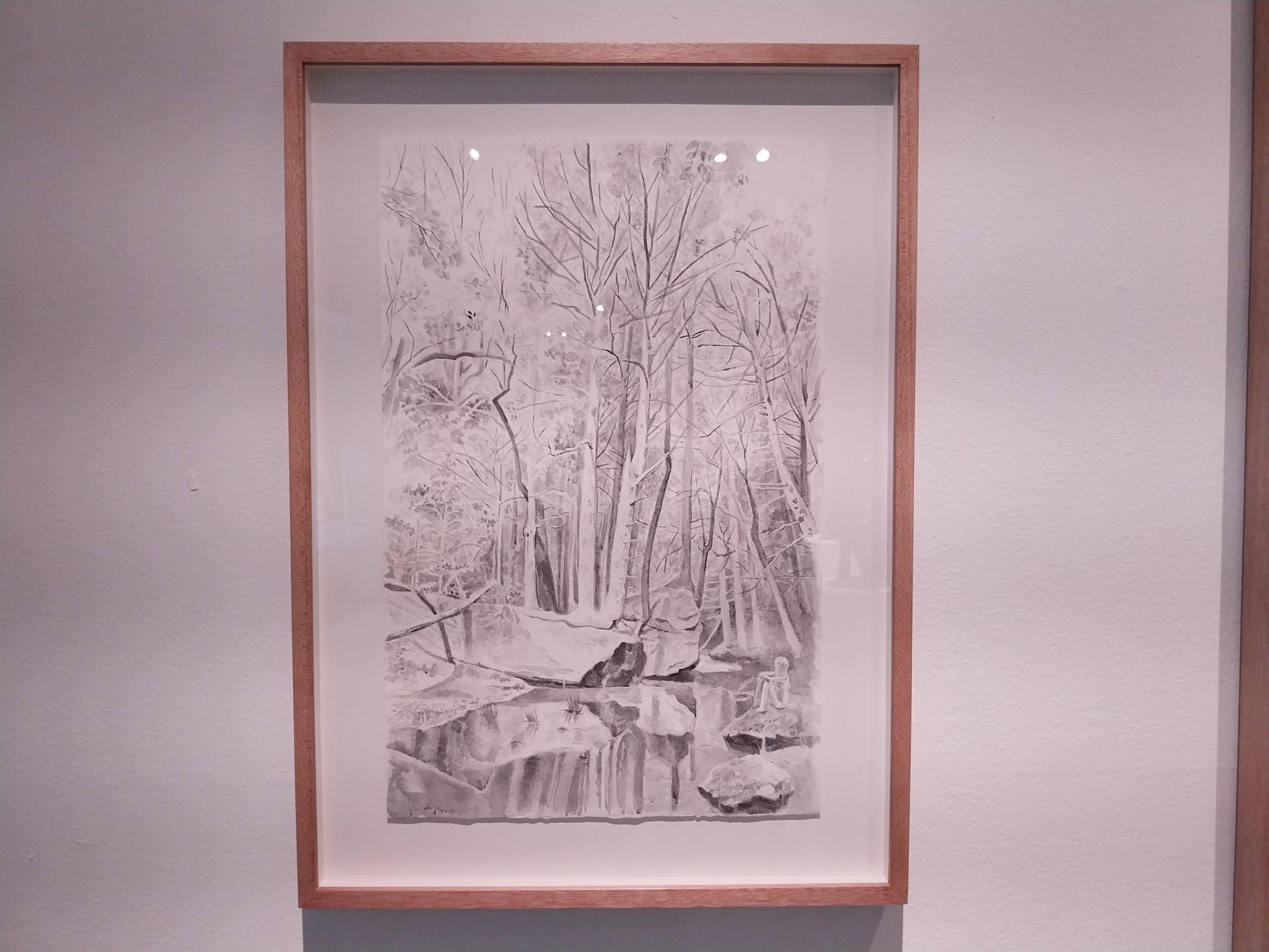 Painting by Jill Paz for "Revirescence" at Artinformal Gallery.