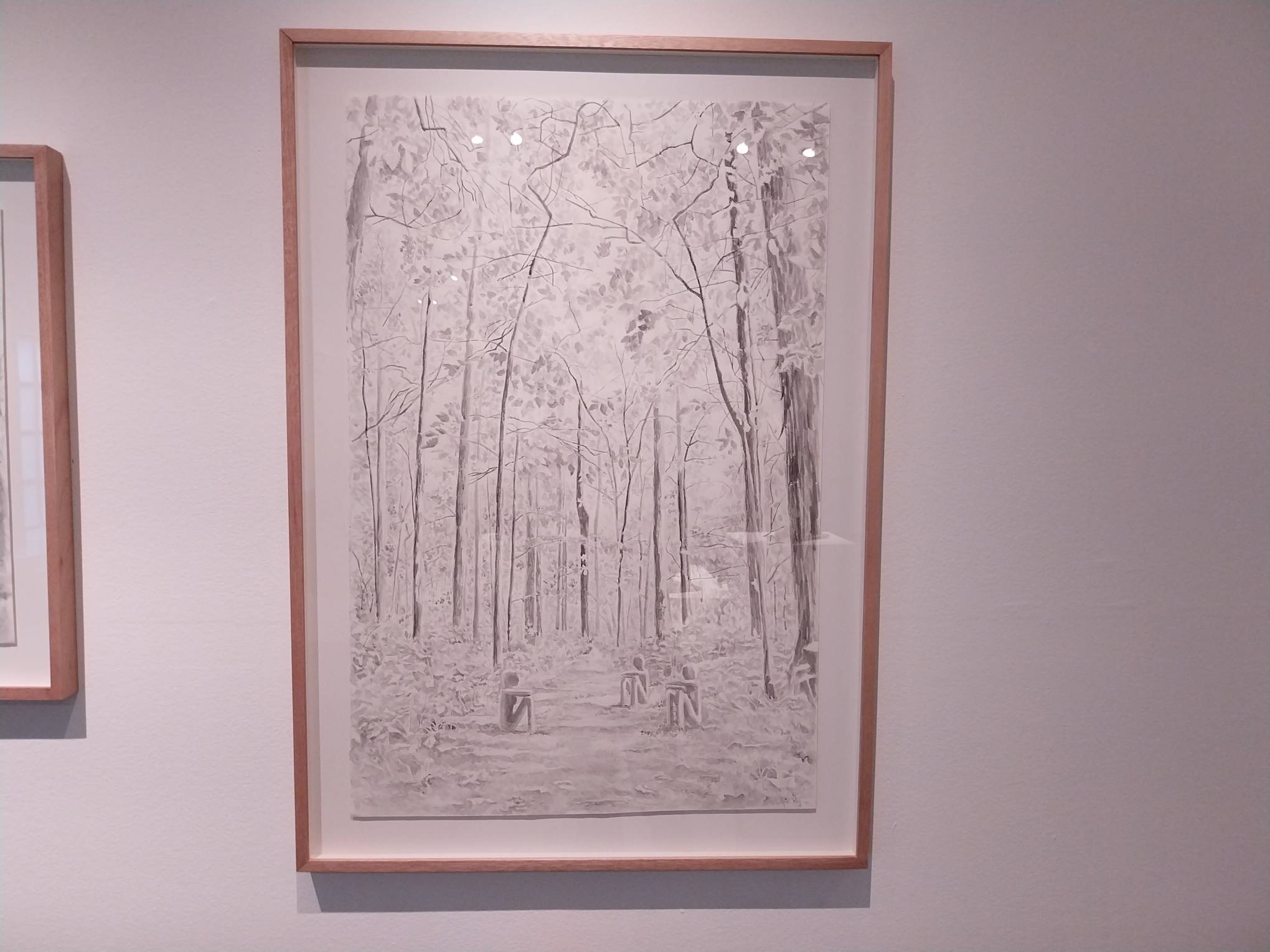 Painting by Jill Paz for "Revirescence" at Artinformal Gallery.