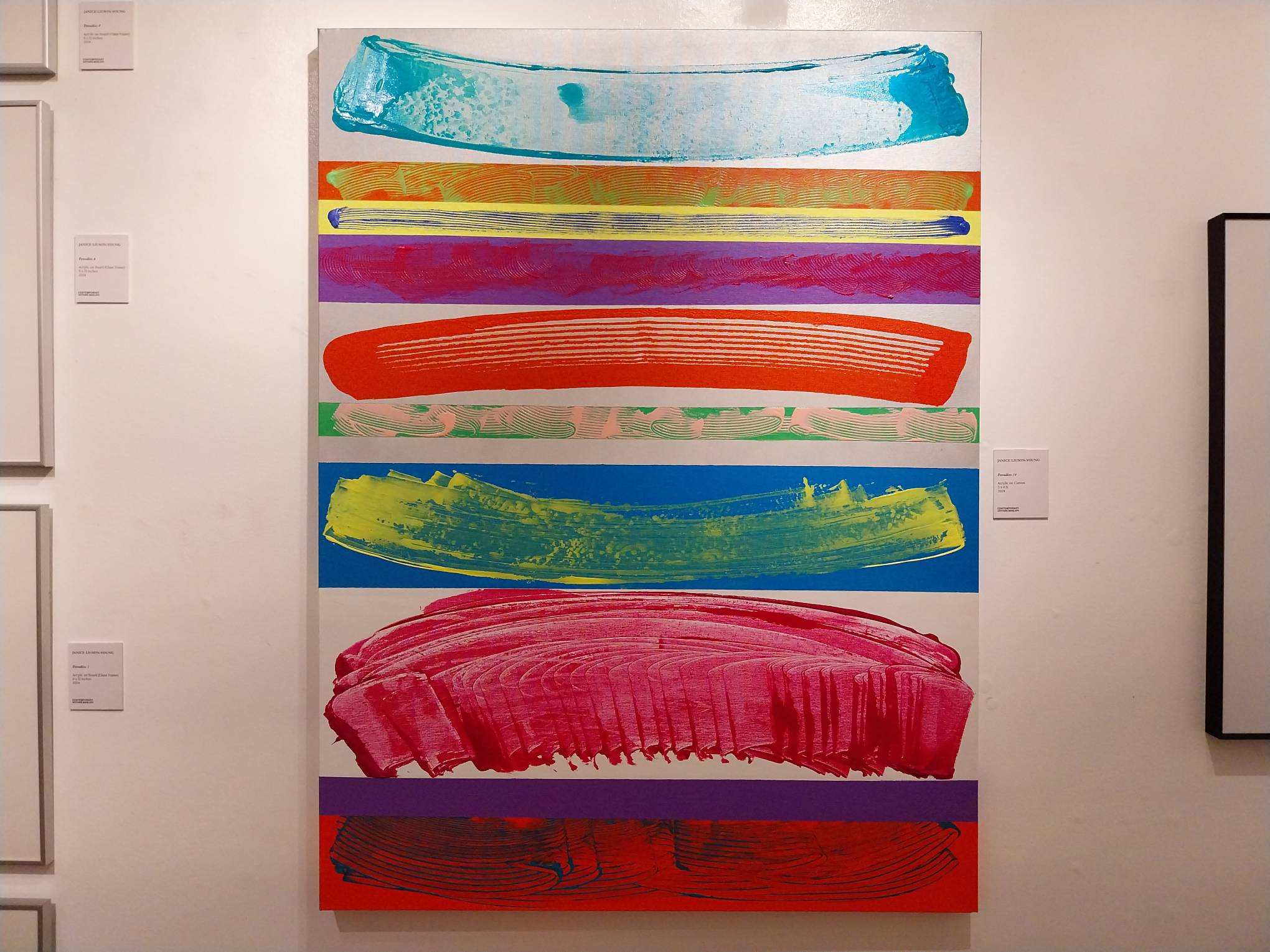 A colorful abstraction  by Janice Liuson-Young.