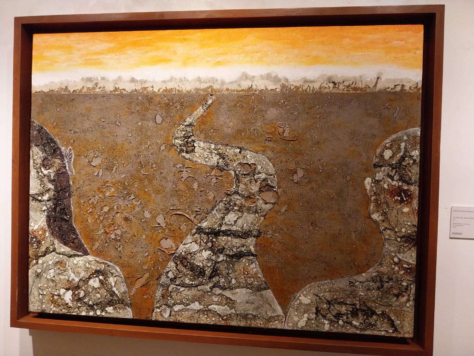 A work by Frank Alexi Nobleza for "Imo Kalag, Imo Bakero" for Art Camp Gallery.