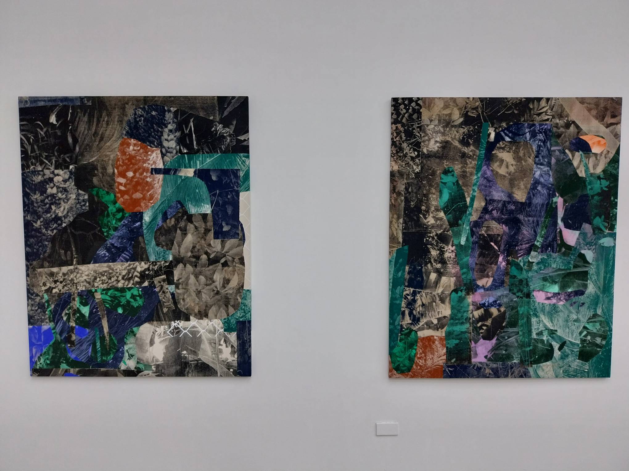 Two works for the Santos family exhibit "To See A Landscape As It Is."