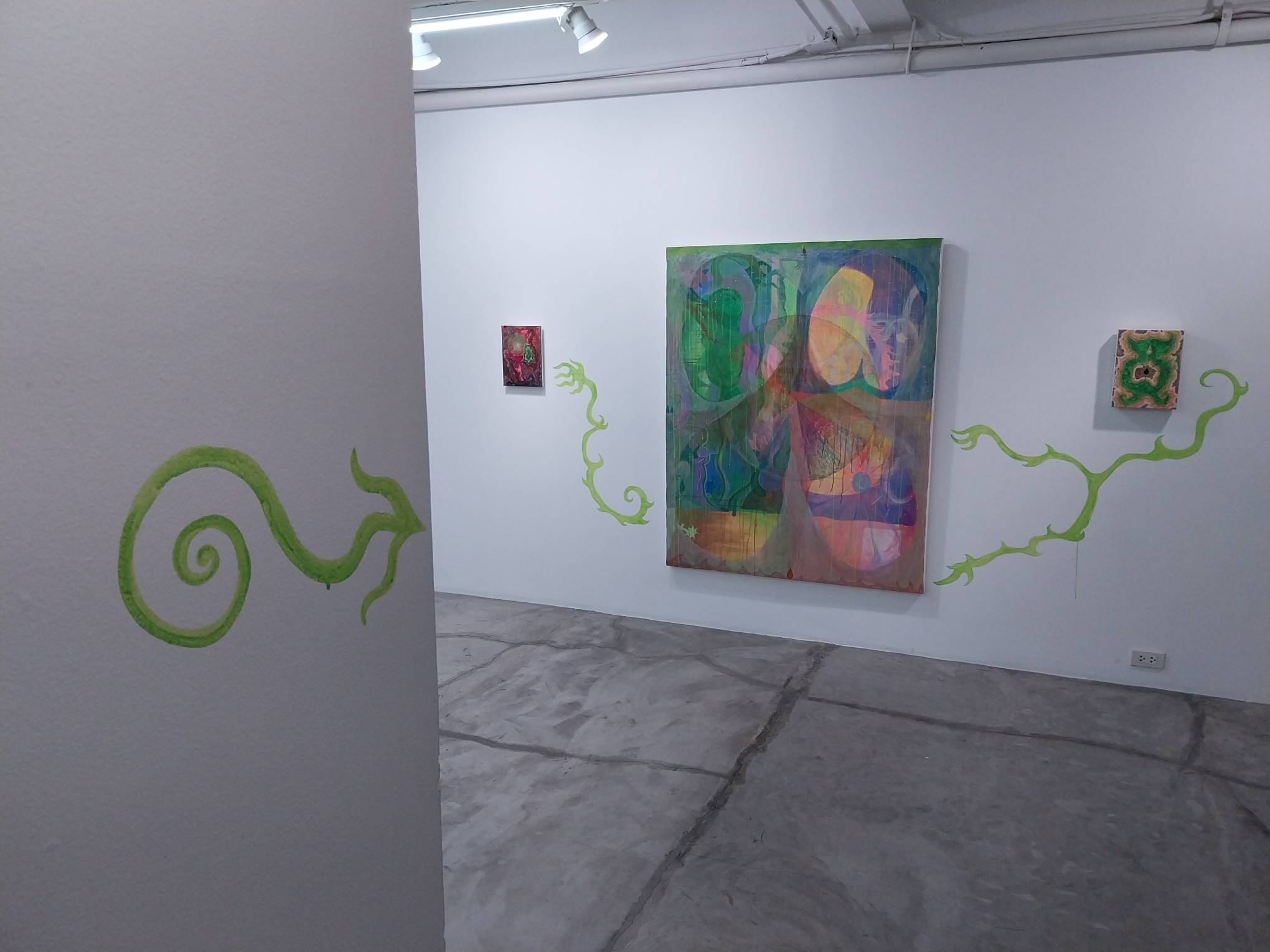 Three different works by Catalina Africa for "Spirit Ecologies."