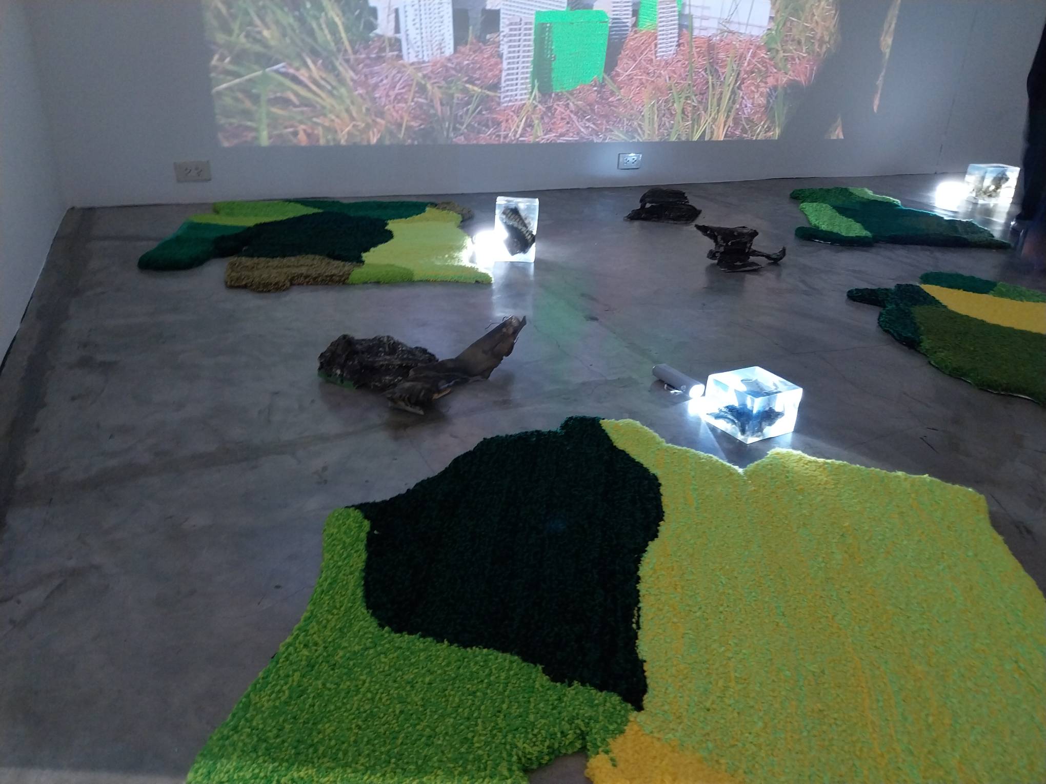 View of "Territorial Piecings" for "VLands."