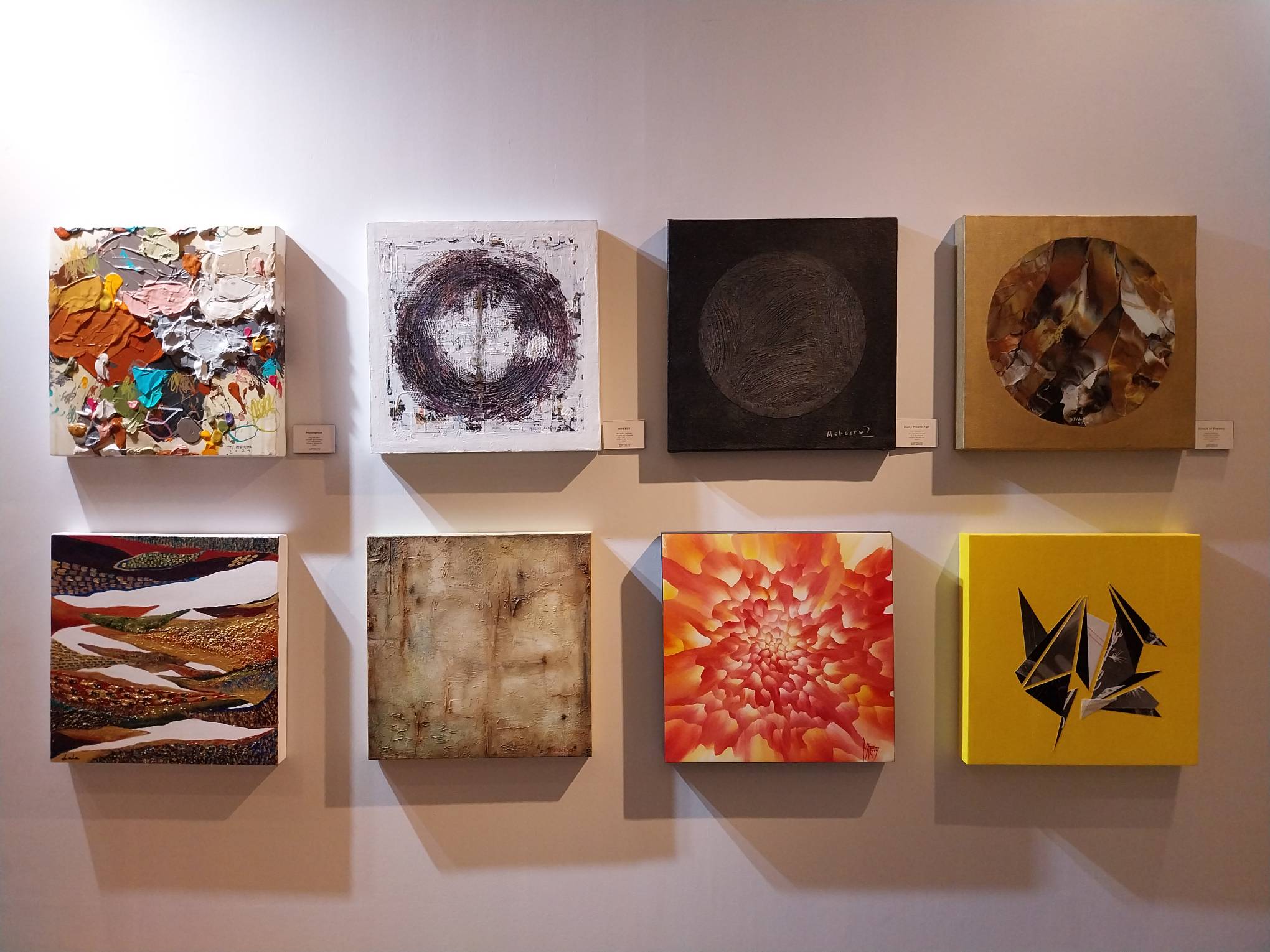 Eight paintings for "Projekt Kapitolyo" at Kapitolyo Art Space.