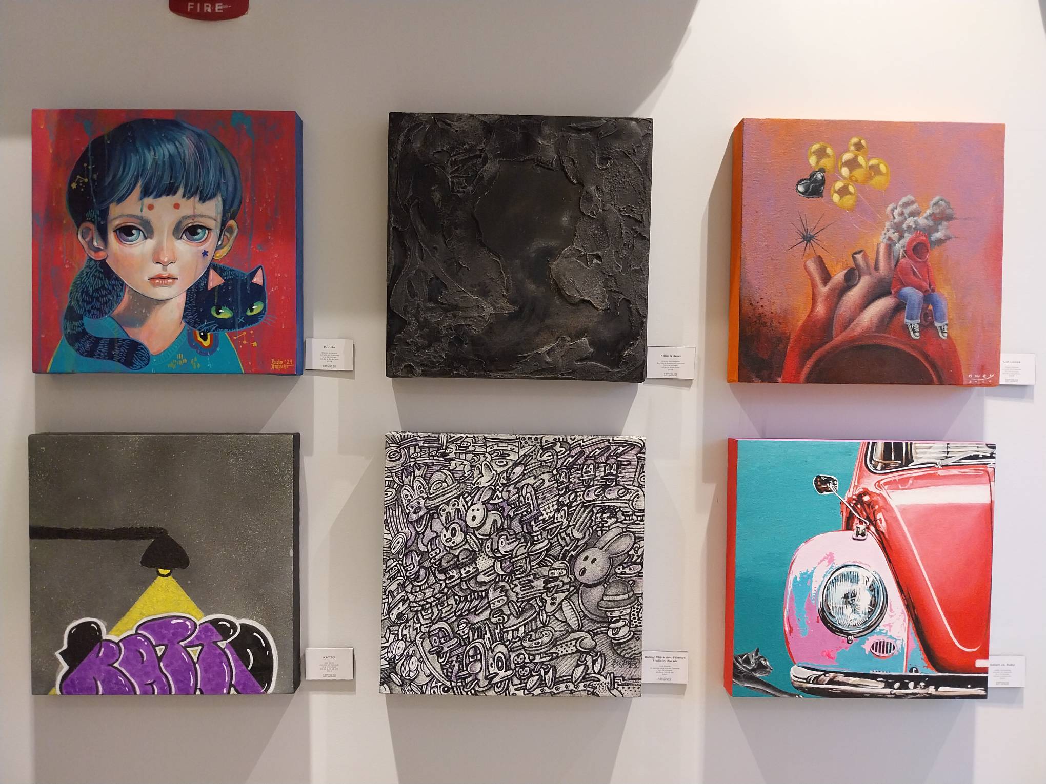 Another six paintings for "Projekt Kapitolyo" at Kapitolyo Art Space.