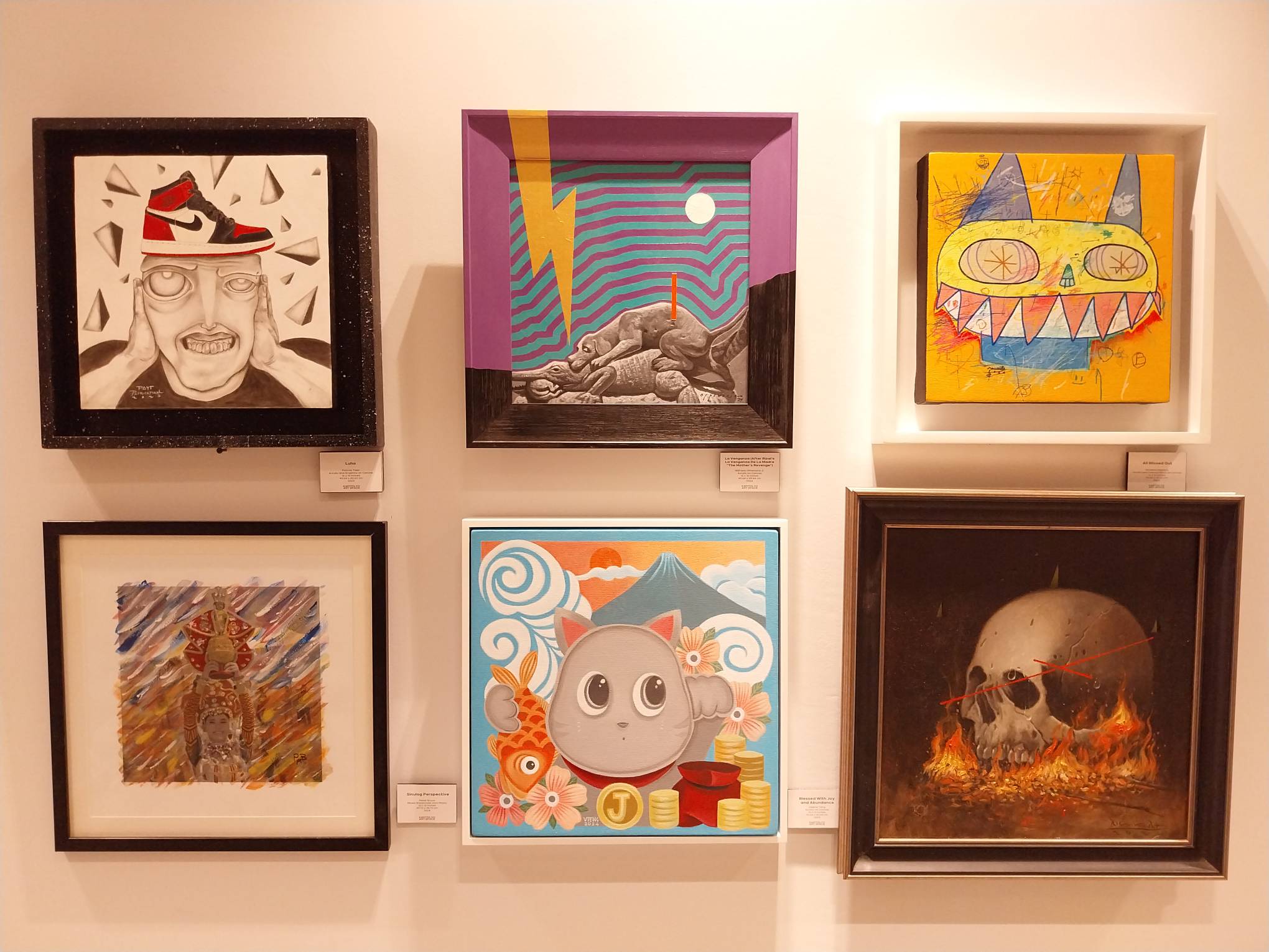 Another six paintings for "Projekt Kapitolyo" at Kapitolyo Art Space.