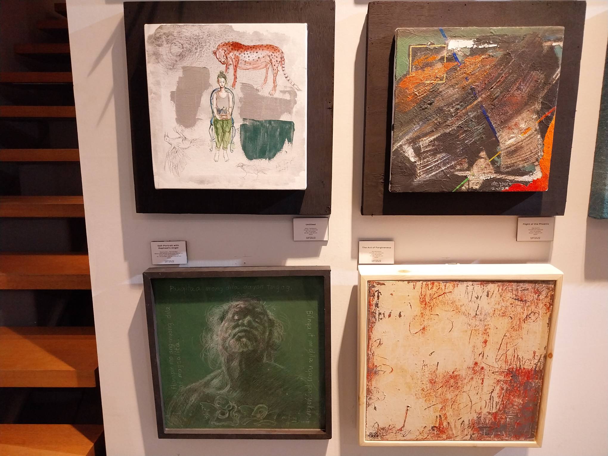 Four works from  master artists for "Projekt Kapitolyo."