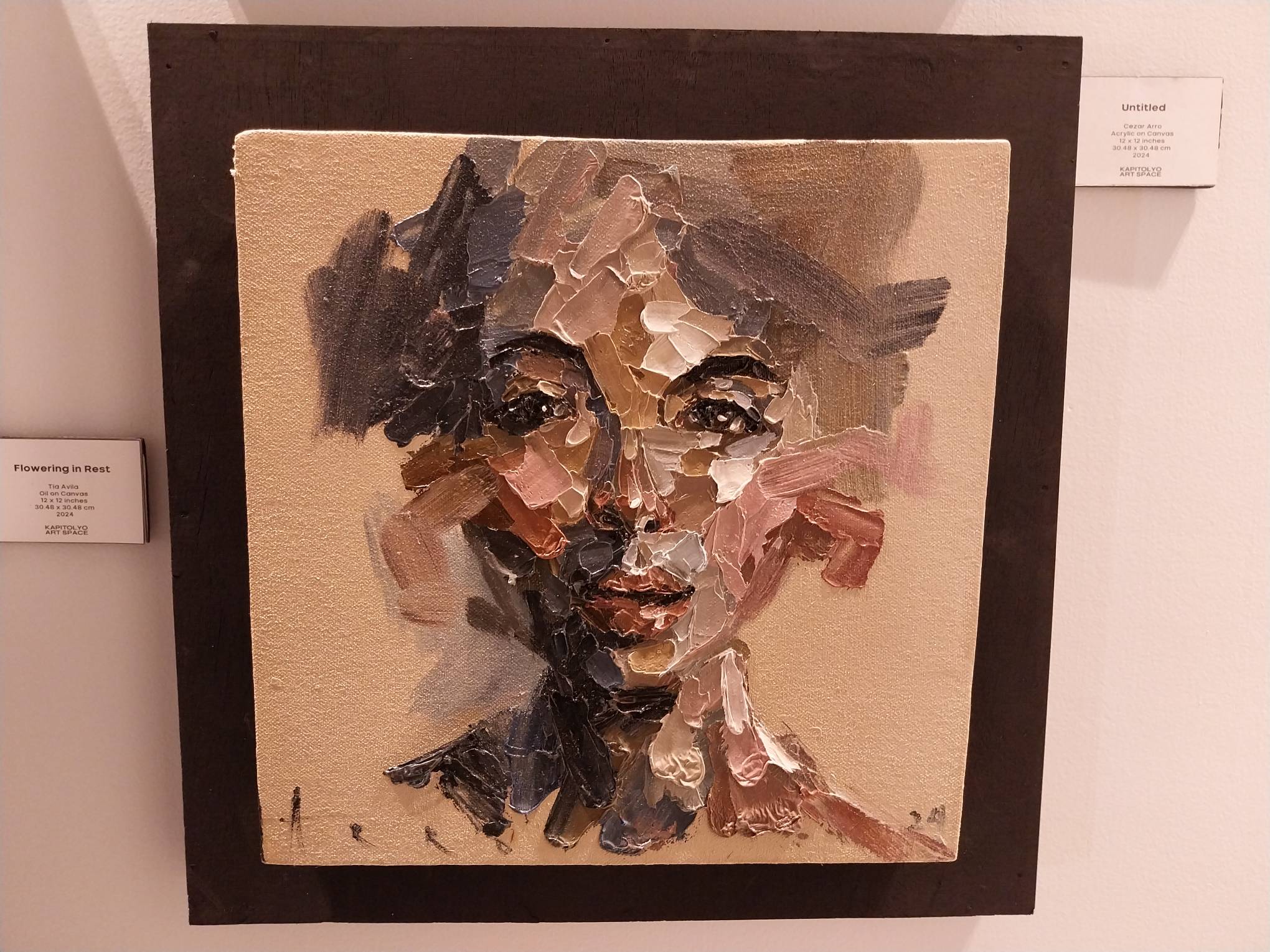 "Projekt Kapitolyo" painting of a woman distorted.