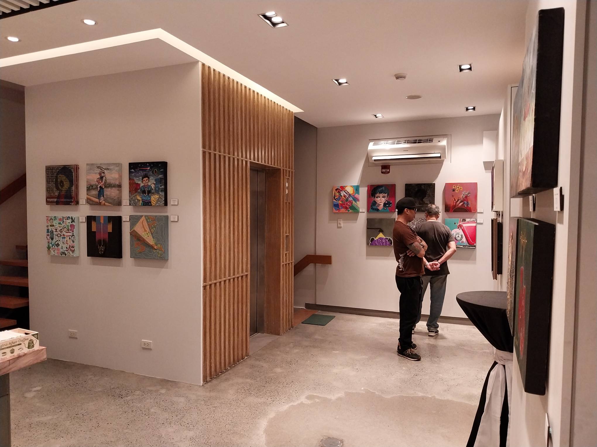 Second floor of the new Kapitolyo Art Space.