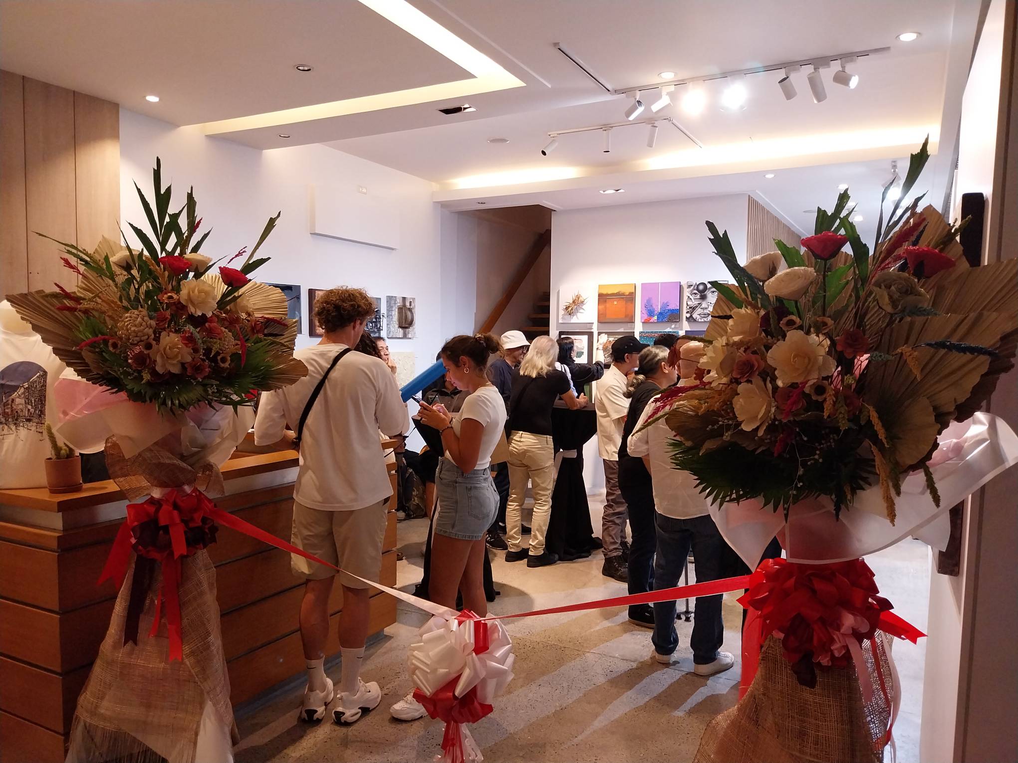 The opening of "Projekt Kapitolyo" at Kapitolyo Art Space's newest building.